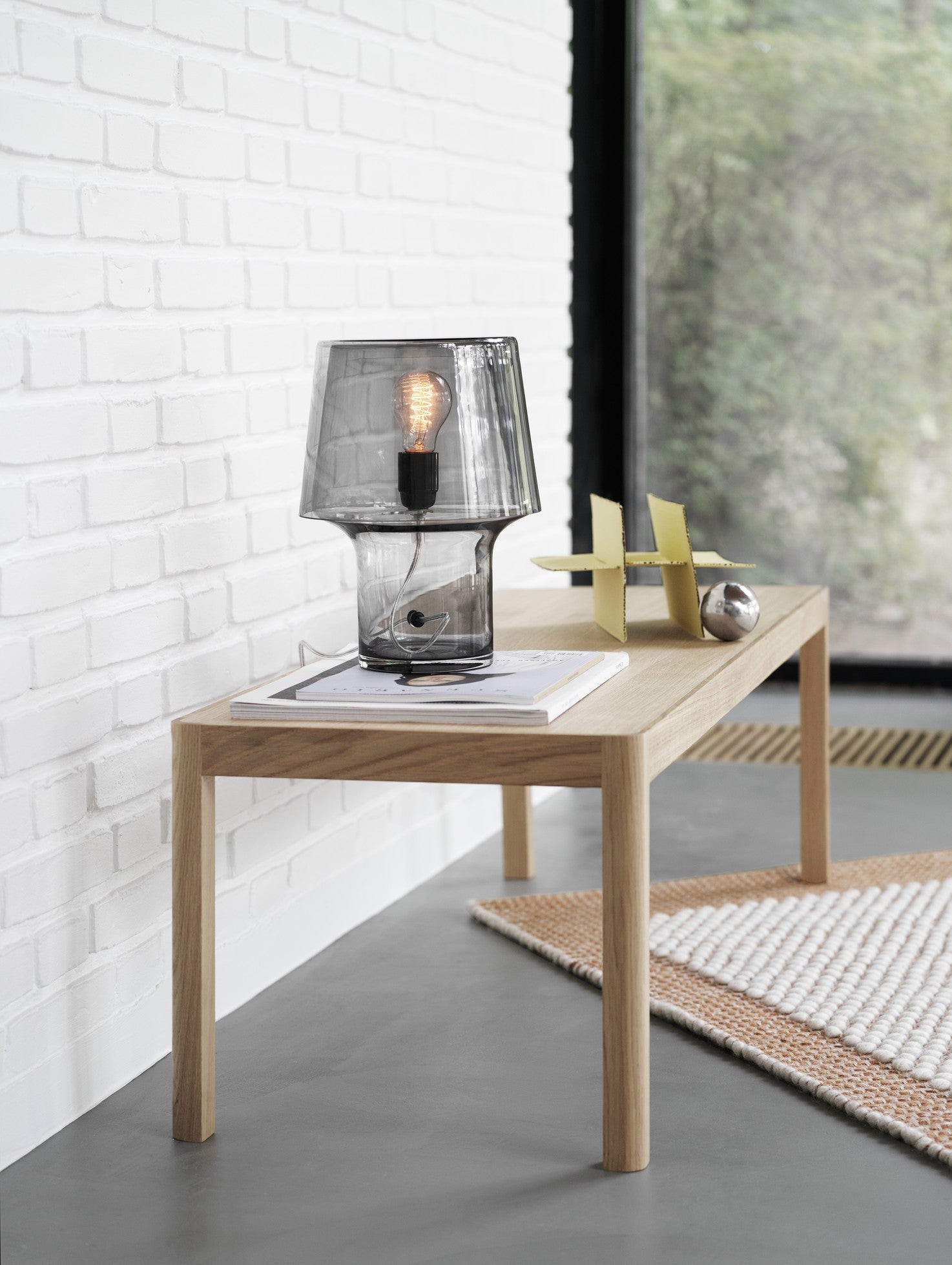 TAPijt PEBBLE oranje met beige