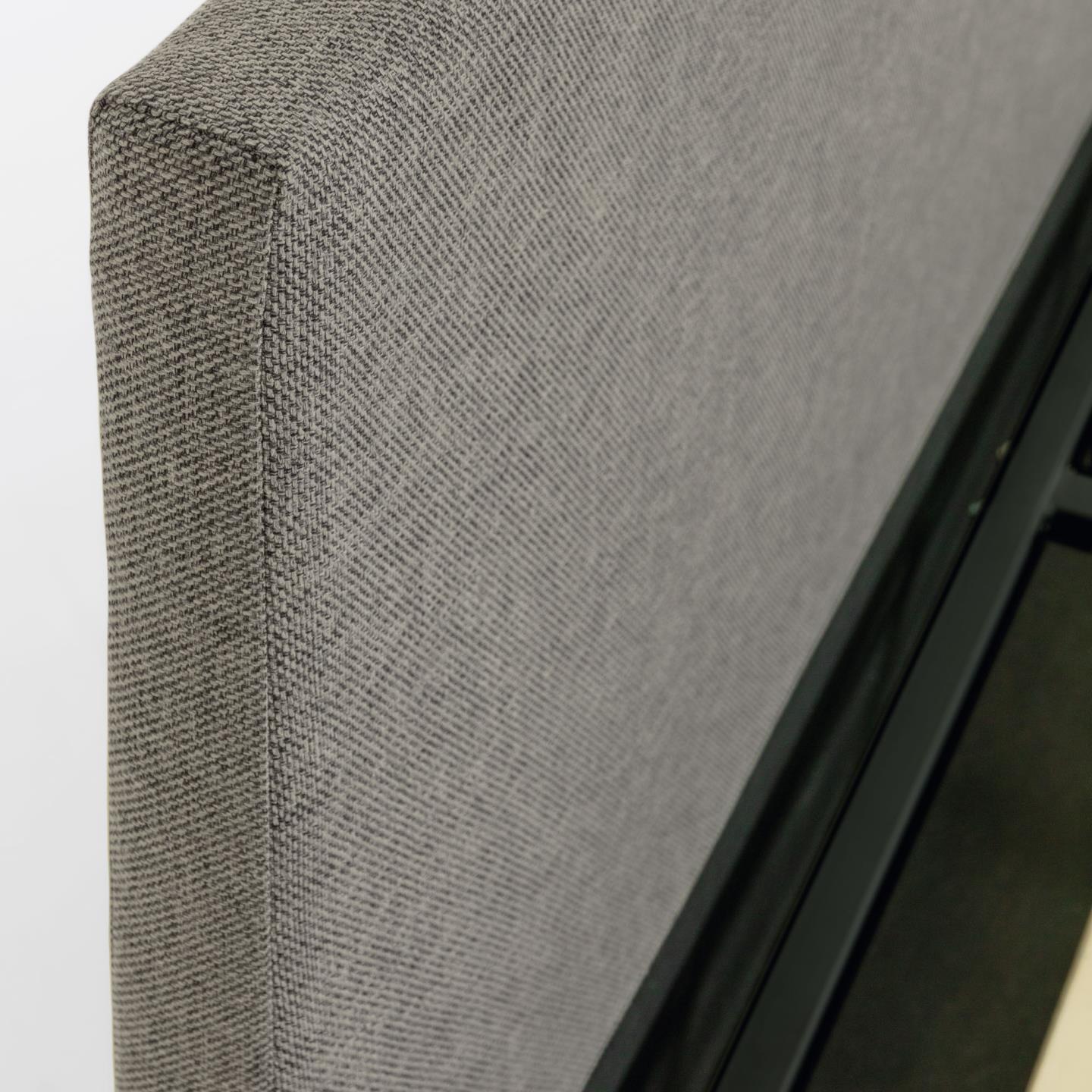 Łóżko z pojemnikiem na pościel NAHIRI szary La Forma    Eye on Design