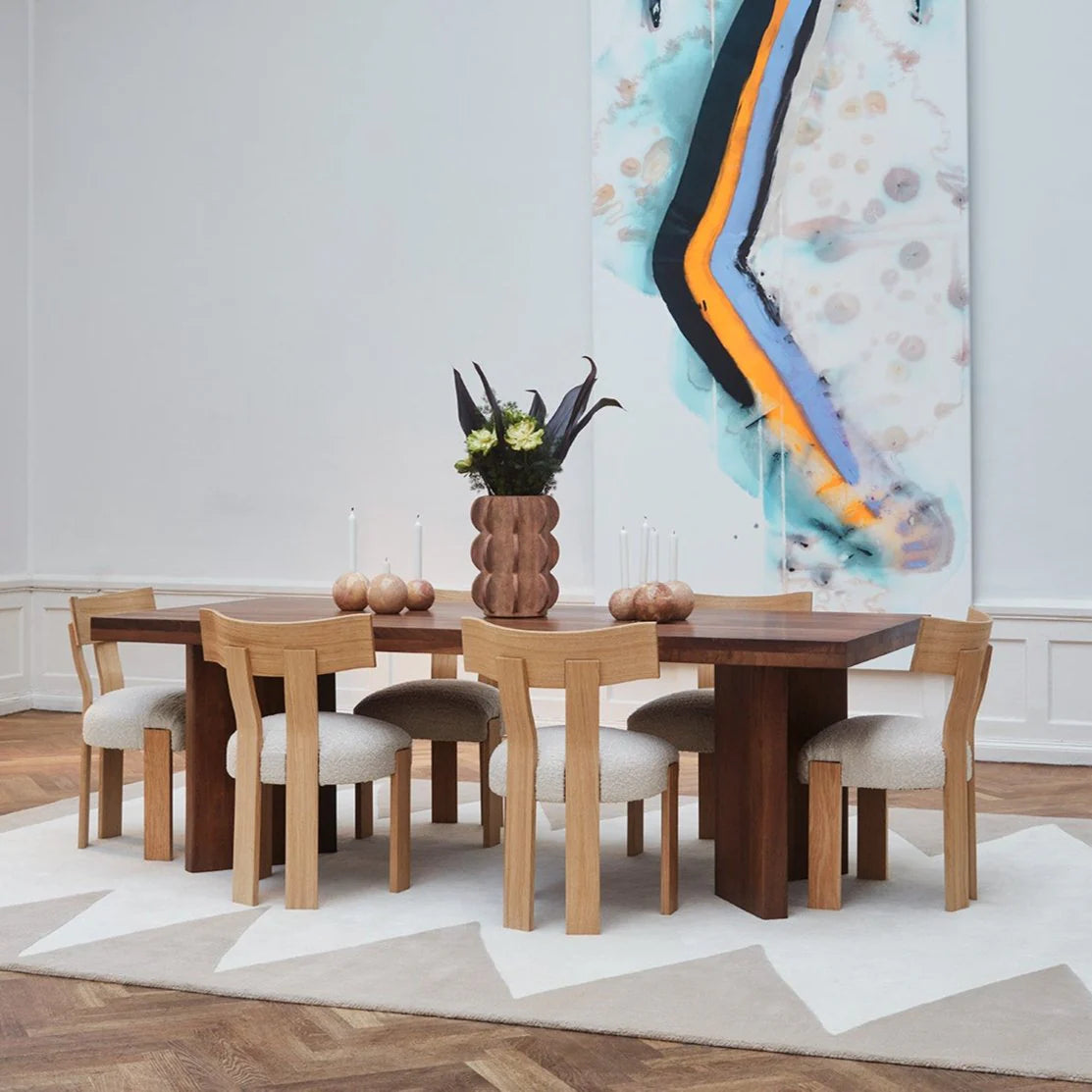 Dywan ZIG ZAG beżowy z kremowym