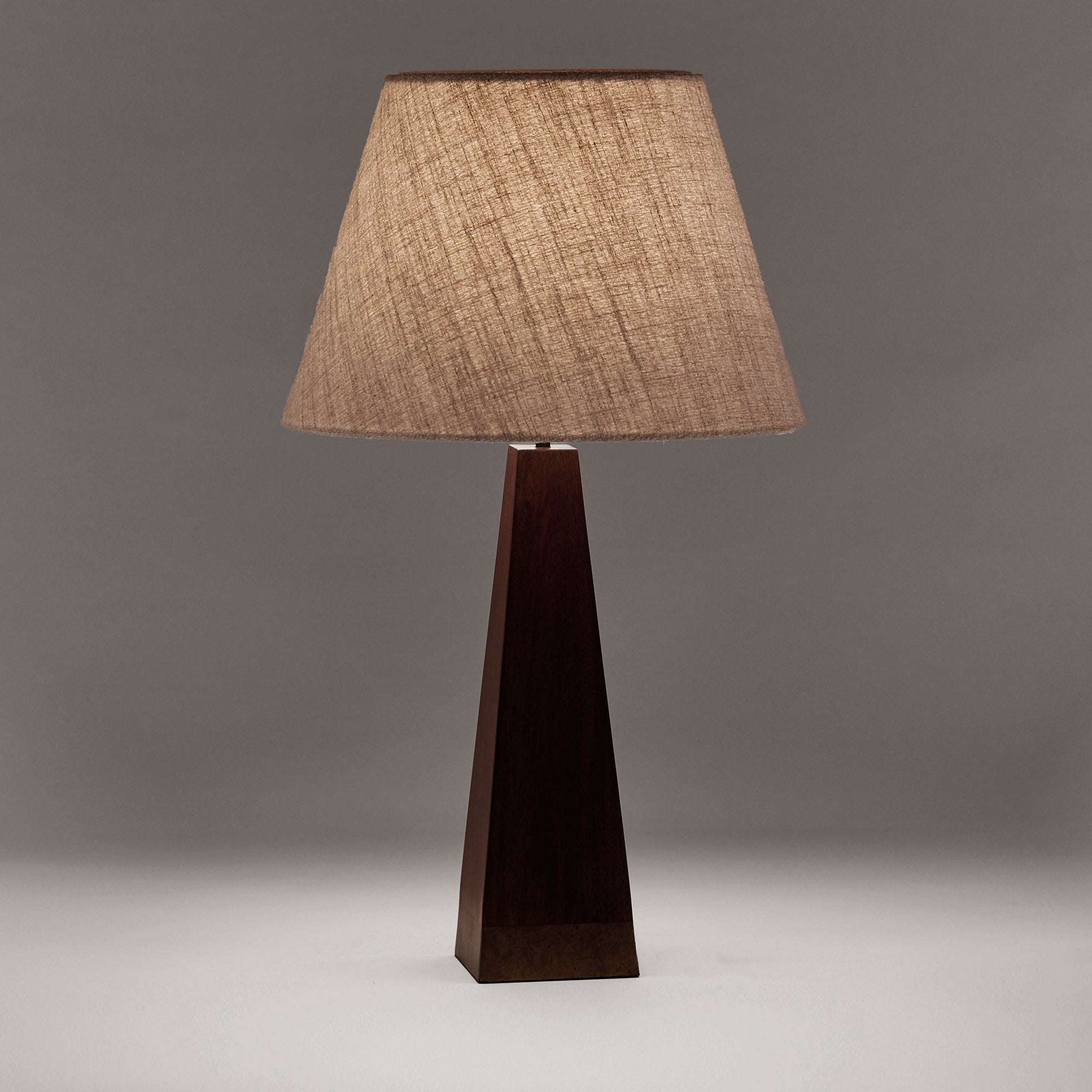 PYRAMID Ash Veneer Table Lamp