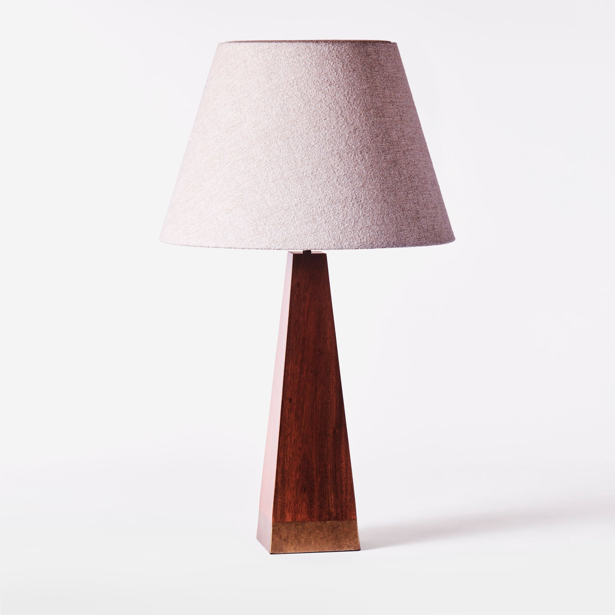 PYRAMID Ash Veneer Table Lamp