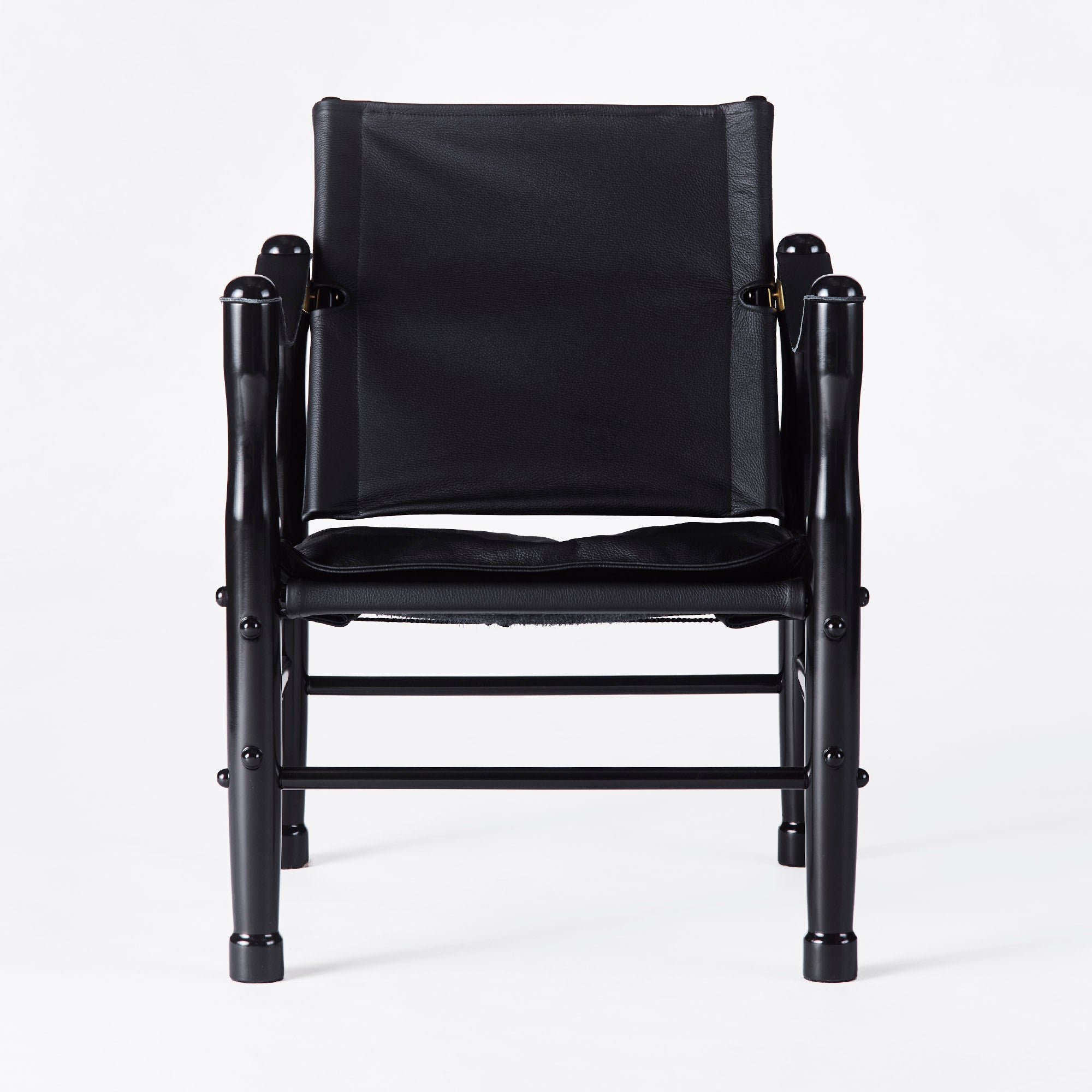 SAFARI armchair black leather