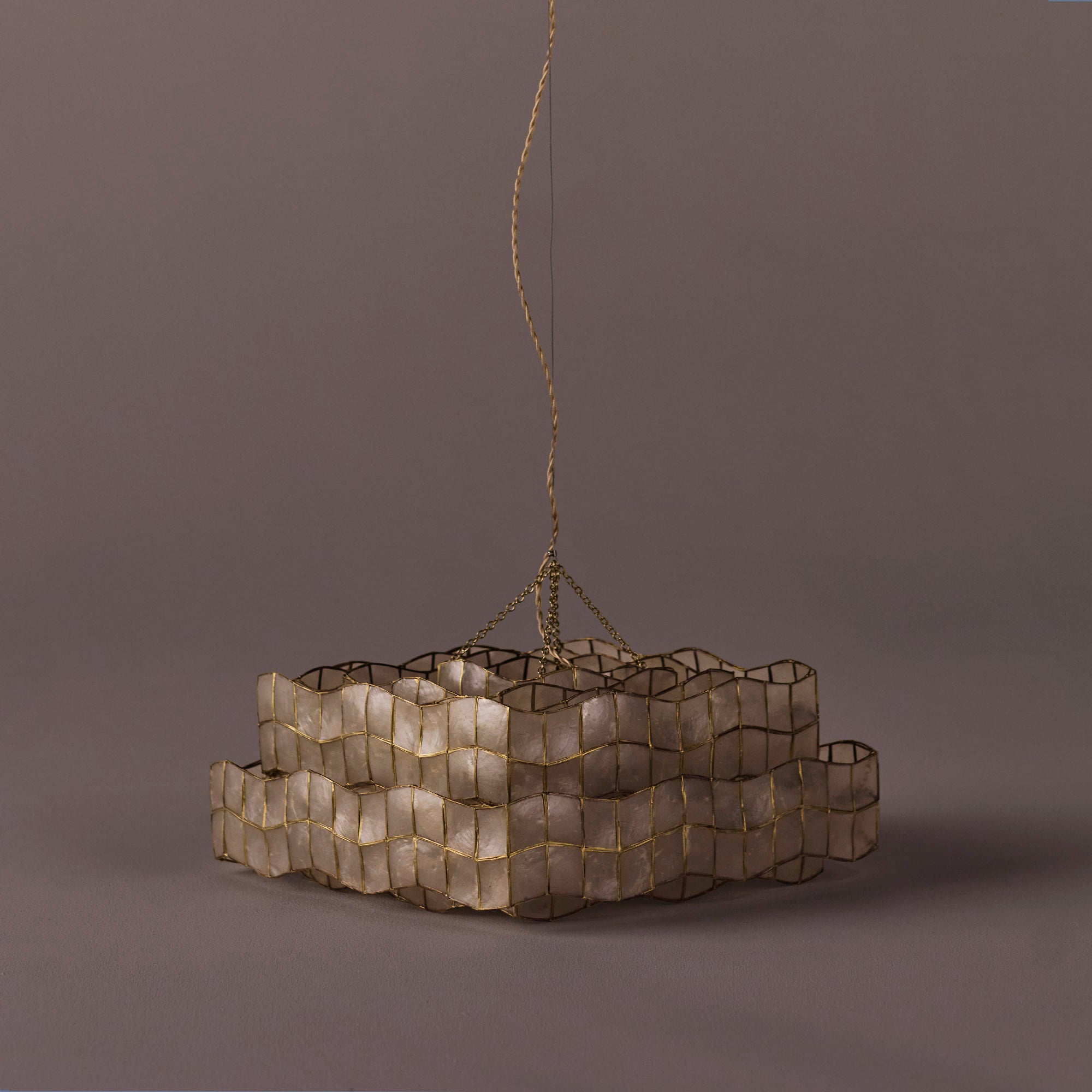 Pendelleuchte CORNELIA Muscheln Capiz