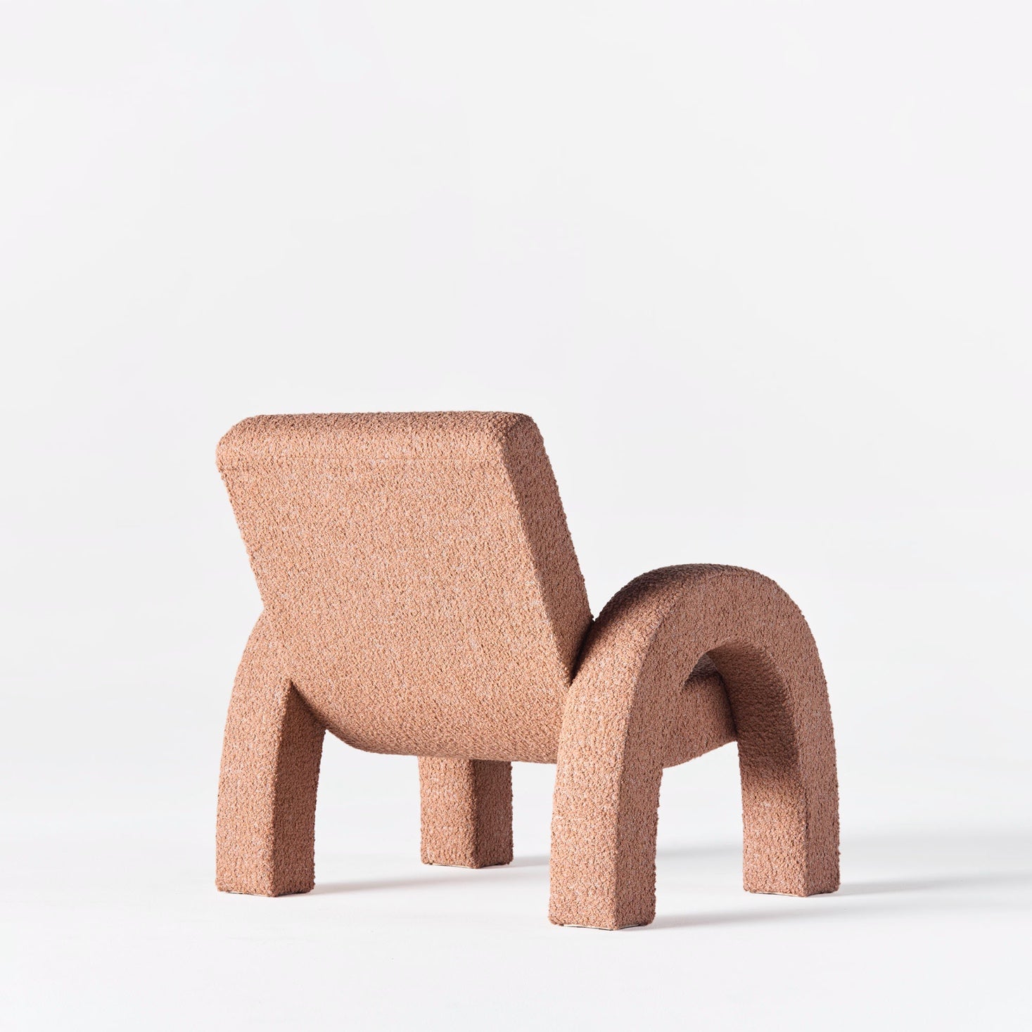 Sessel ARCO rosa Boucle