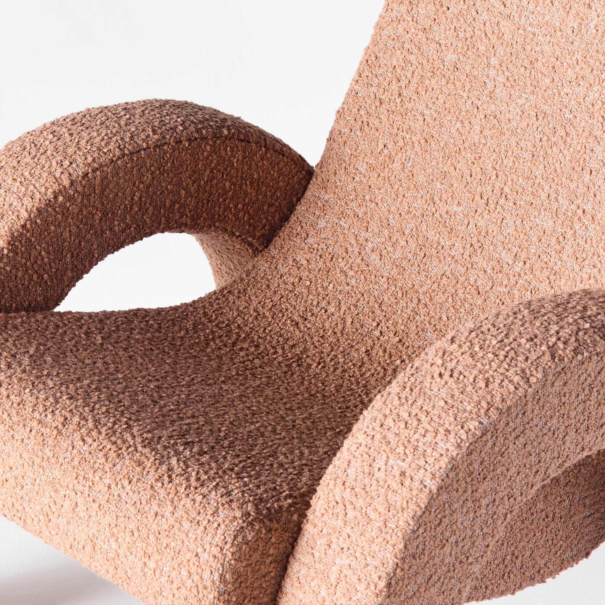 Sessel ARCO rosa Boucle