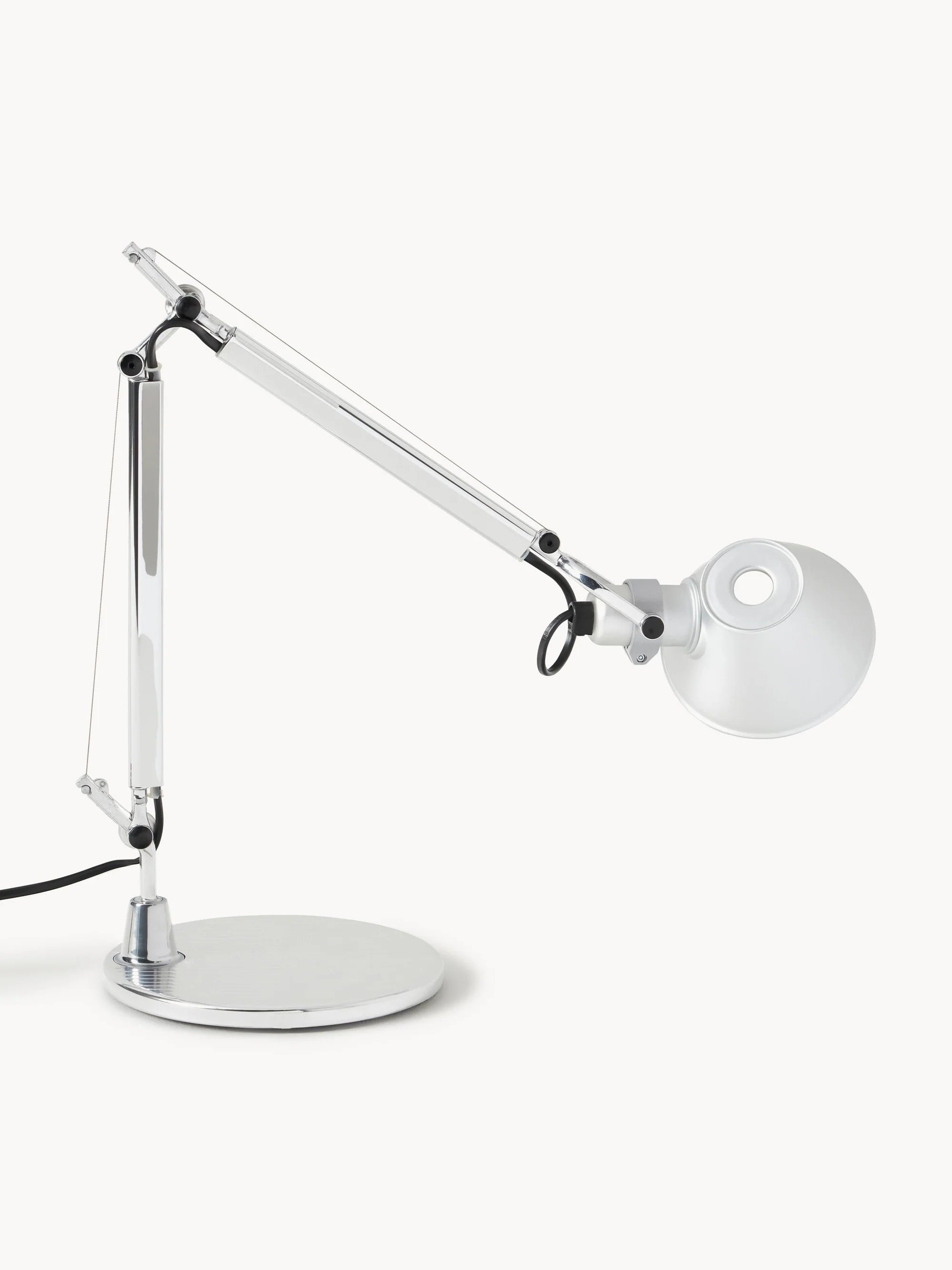 Verstelbare bureau lamp TOLOMEO MICRO mat zilver