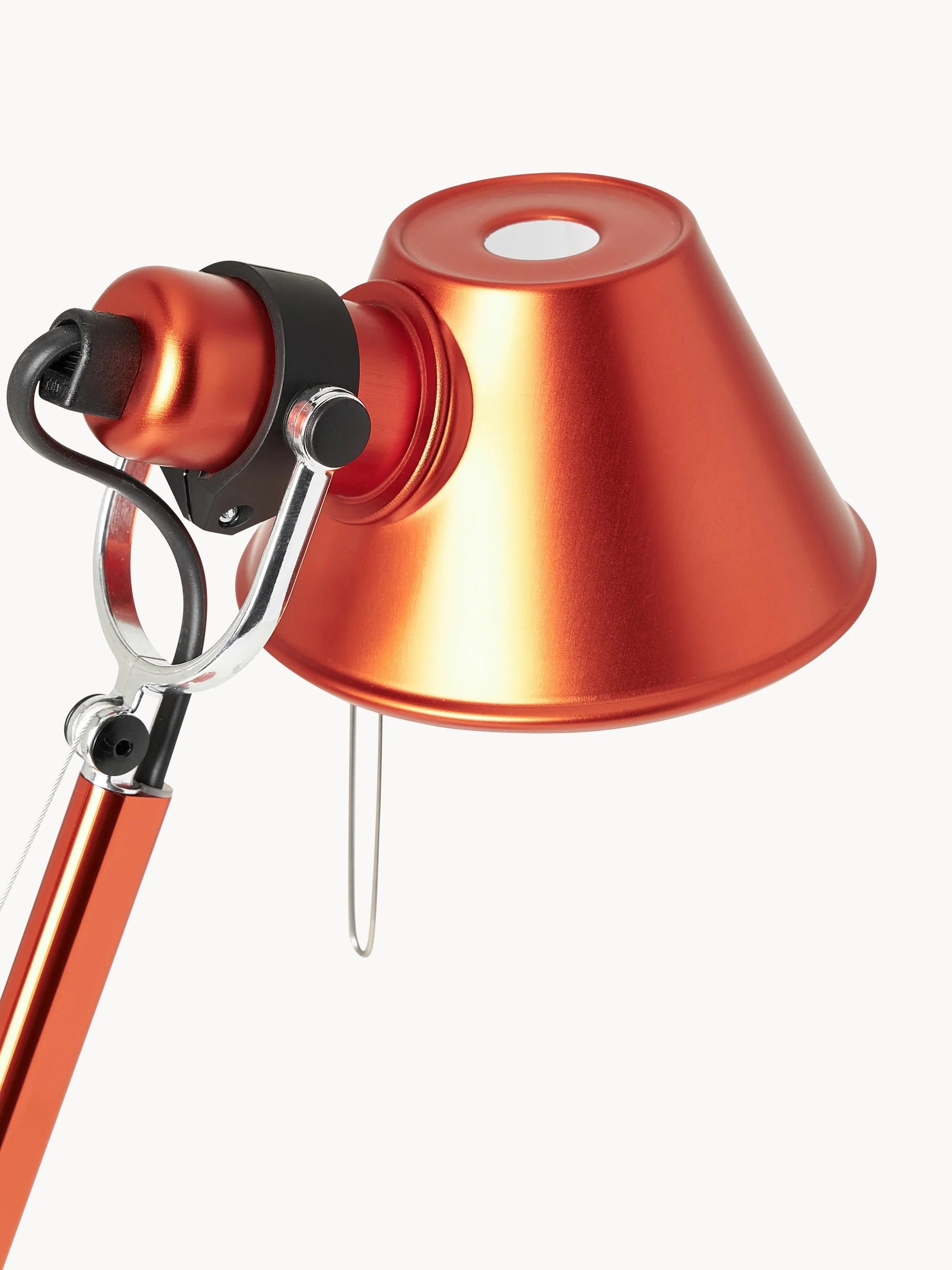 Verstelbare bureaulamp TOLOMEO MICRO mat oranje
