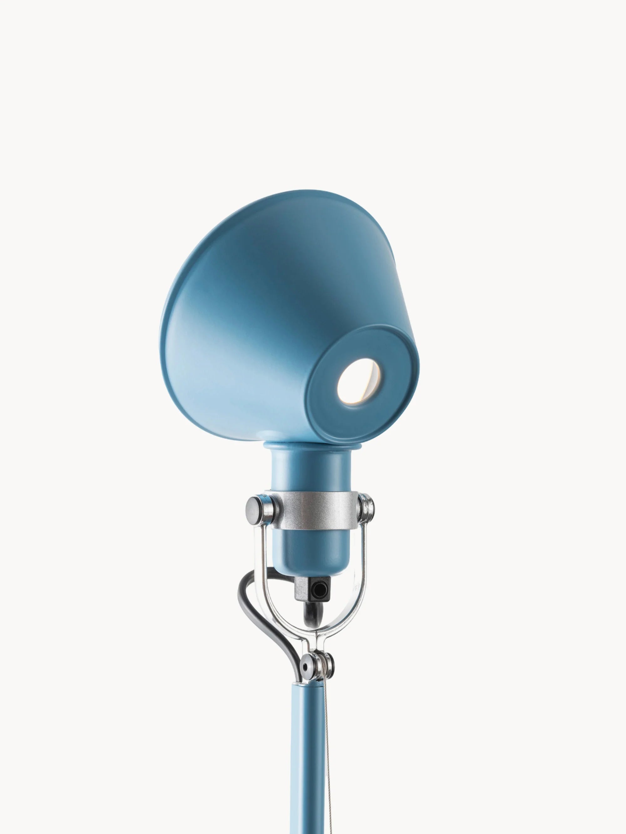 Verstellbare Schreibtischlampe TOLOMEO MICRO COLOR MATTE himmelblau