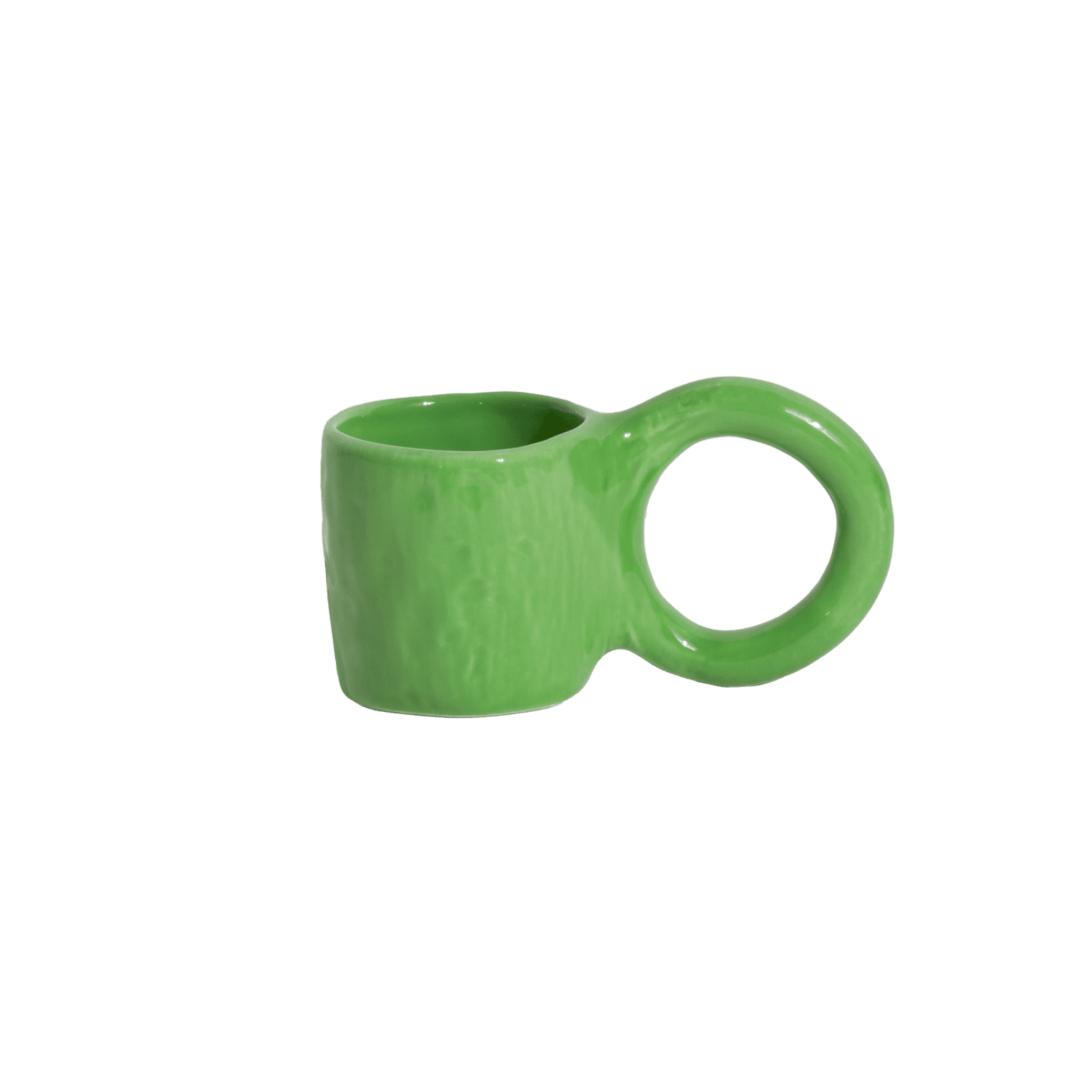 Set van groene espresso kopjes DONUT