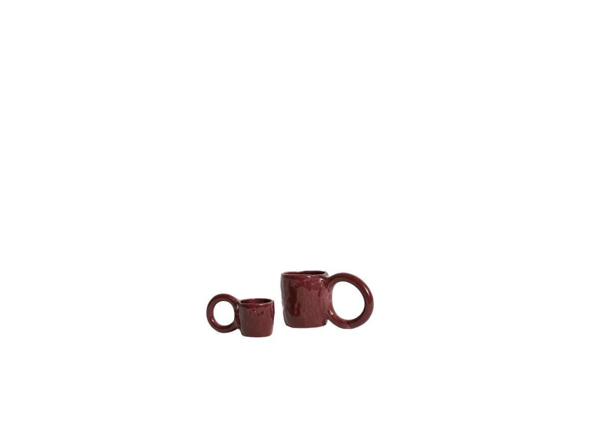 DONUT kersen espresso kopjes set