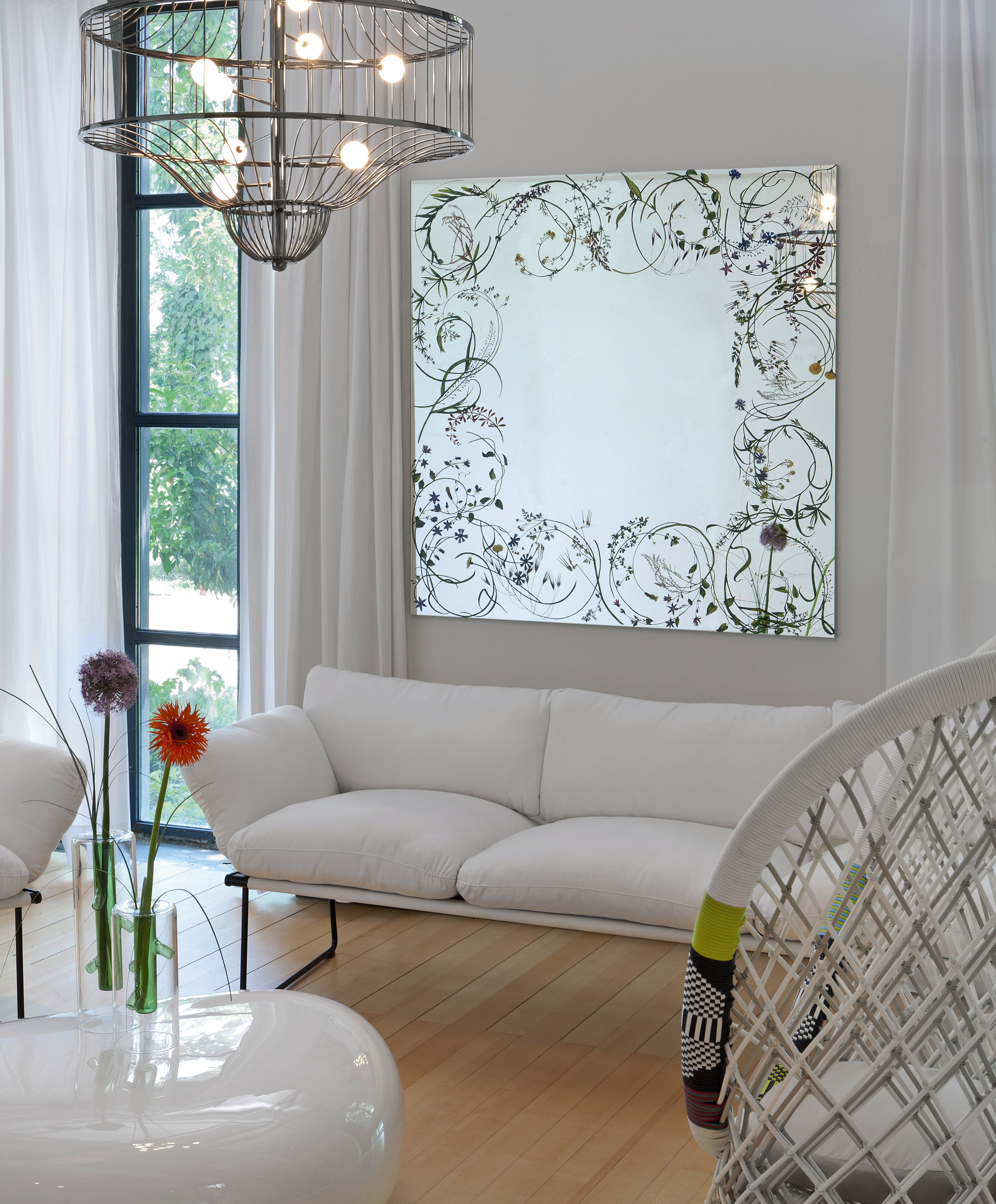 Lustro EGESO bloemenprint