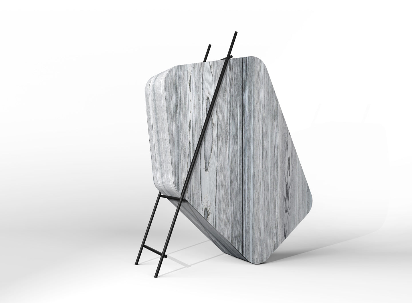 Hidalgo rack white veneer