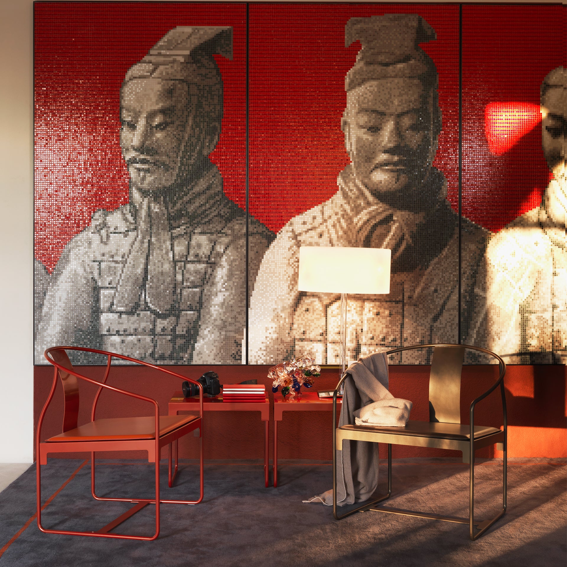 Schwarzer Mingx -Sessel