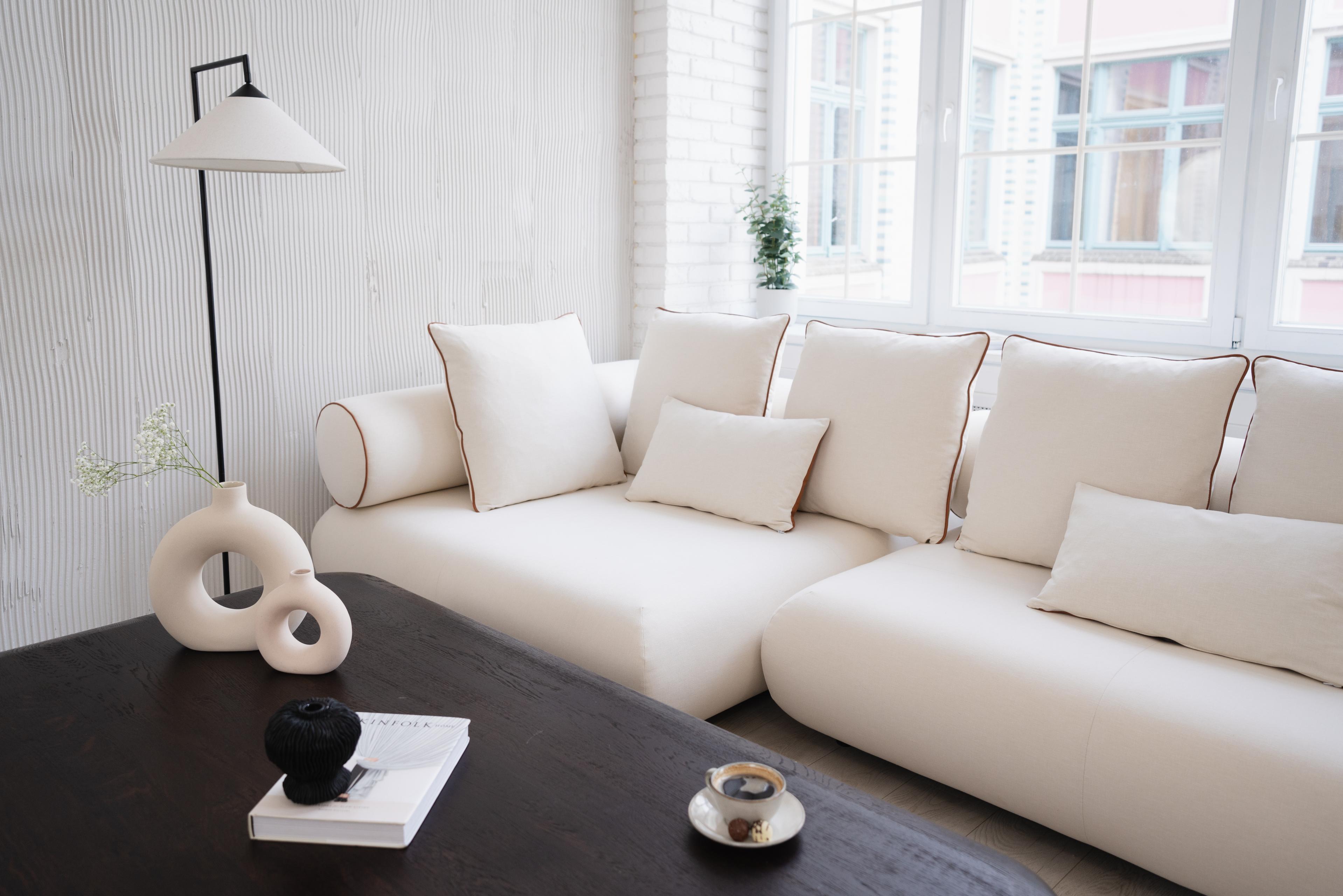 Linkes Ecksofa CASABLANCA personalisiert