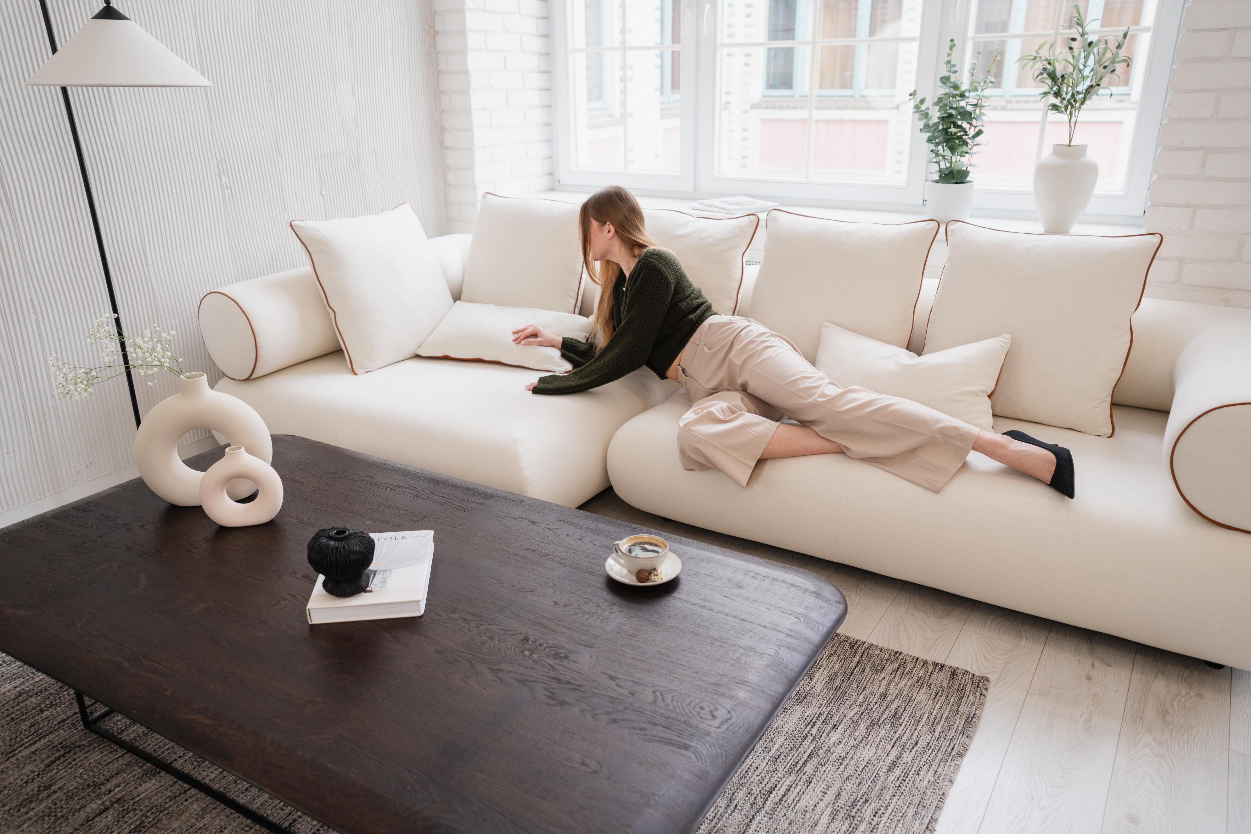 Linkes Ecksofa CASABLANCA personalisiert