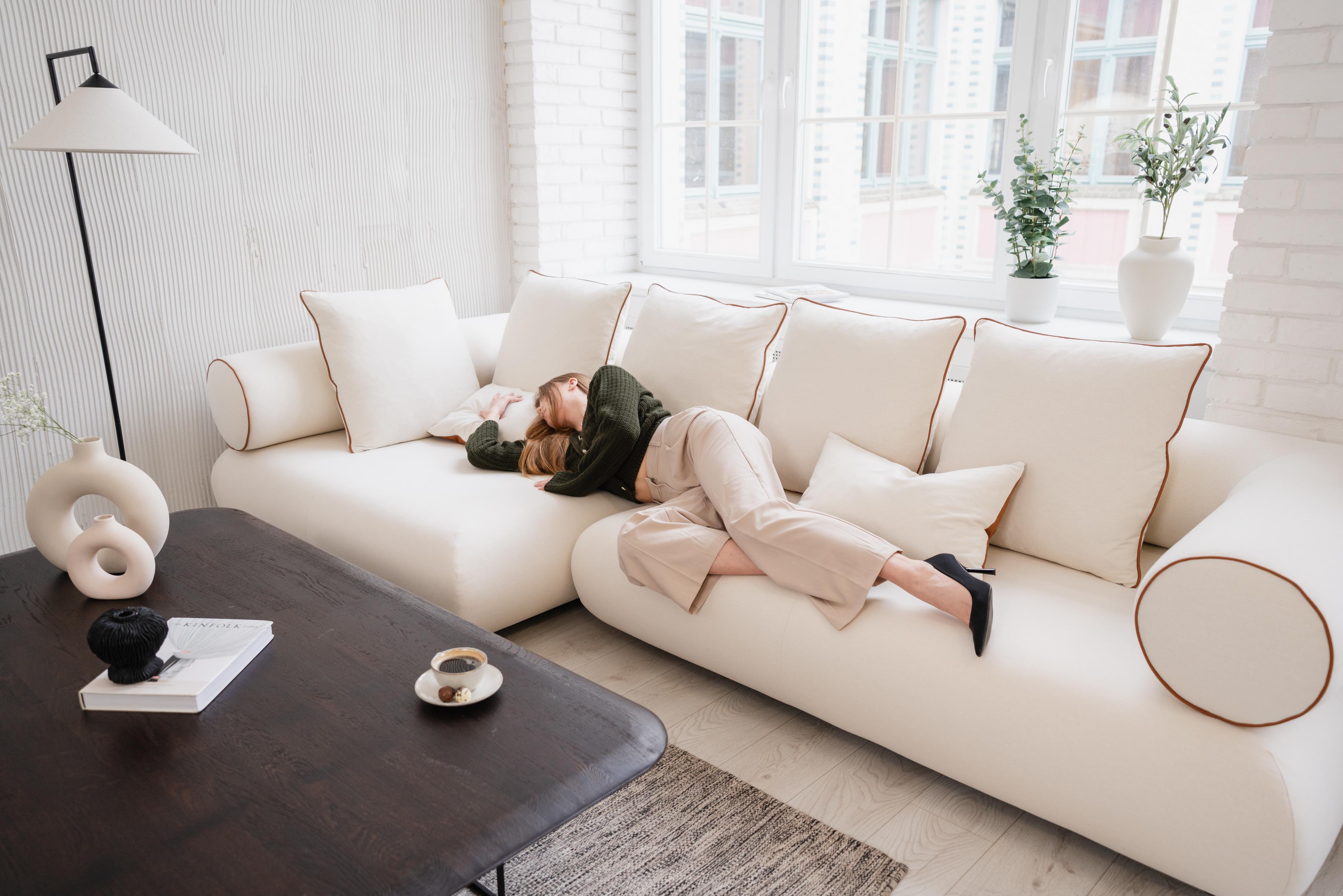 Linkes Ecksofa CASABLANCA personalisiert