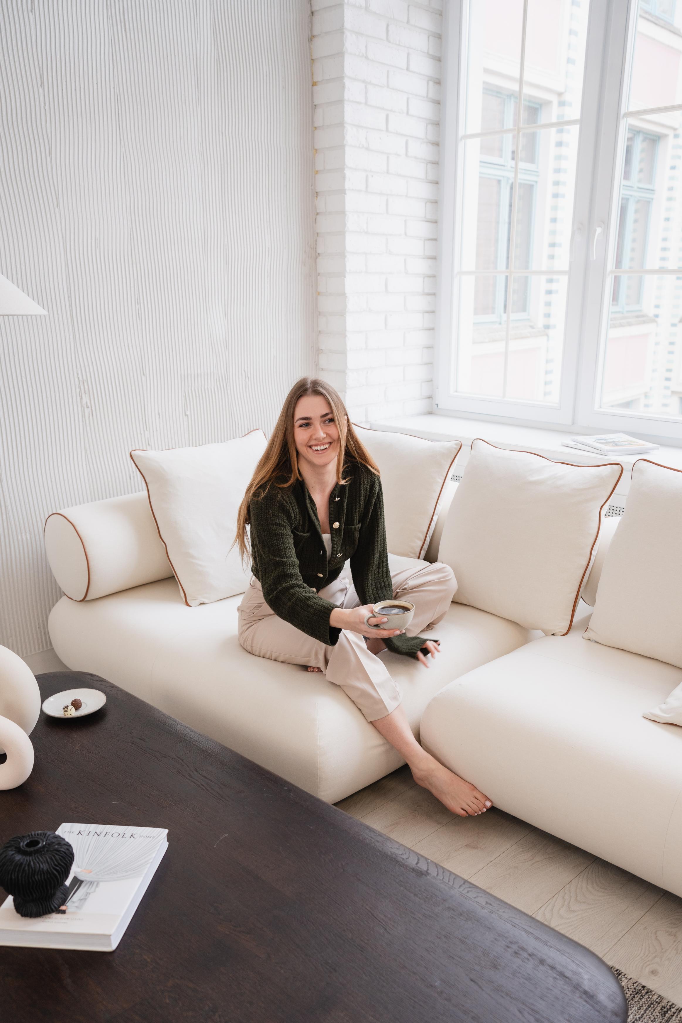 Linkes Ecksofa CASABLANCA personalisiert