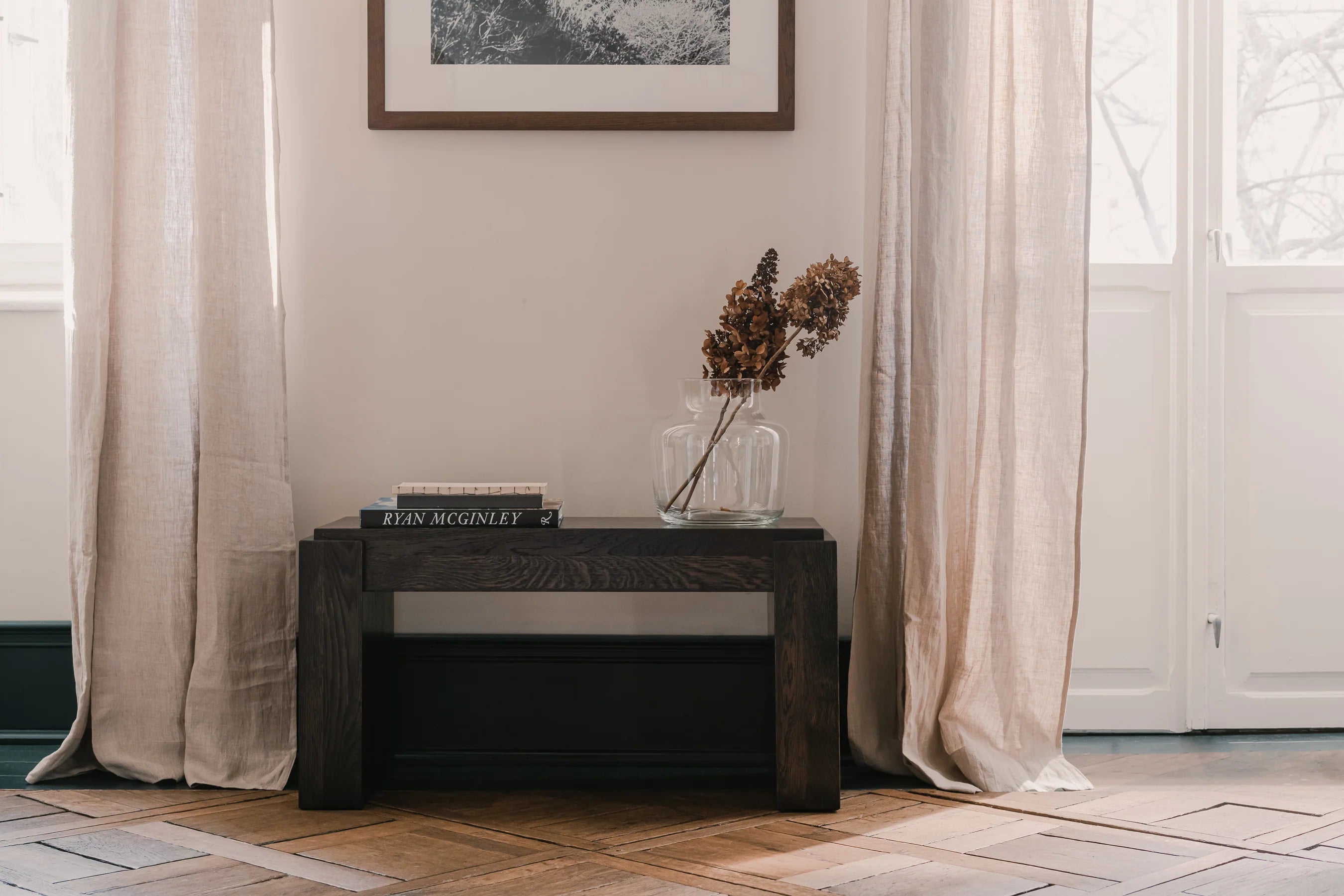 PURA Bench Dark Oak Wood