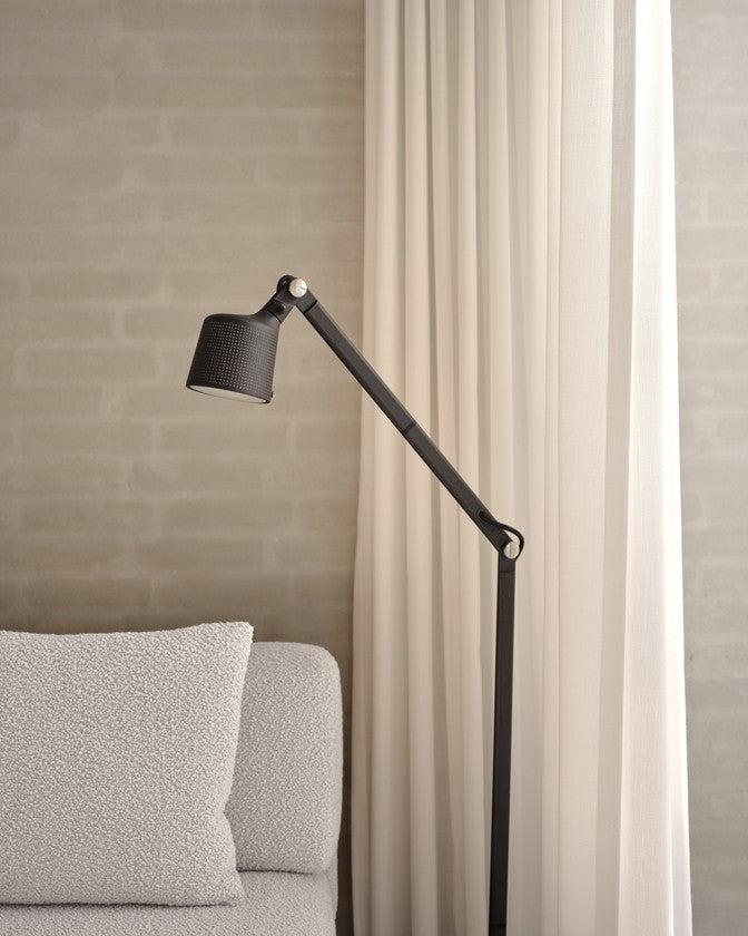 Vloerlamp 525 zwart metaal