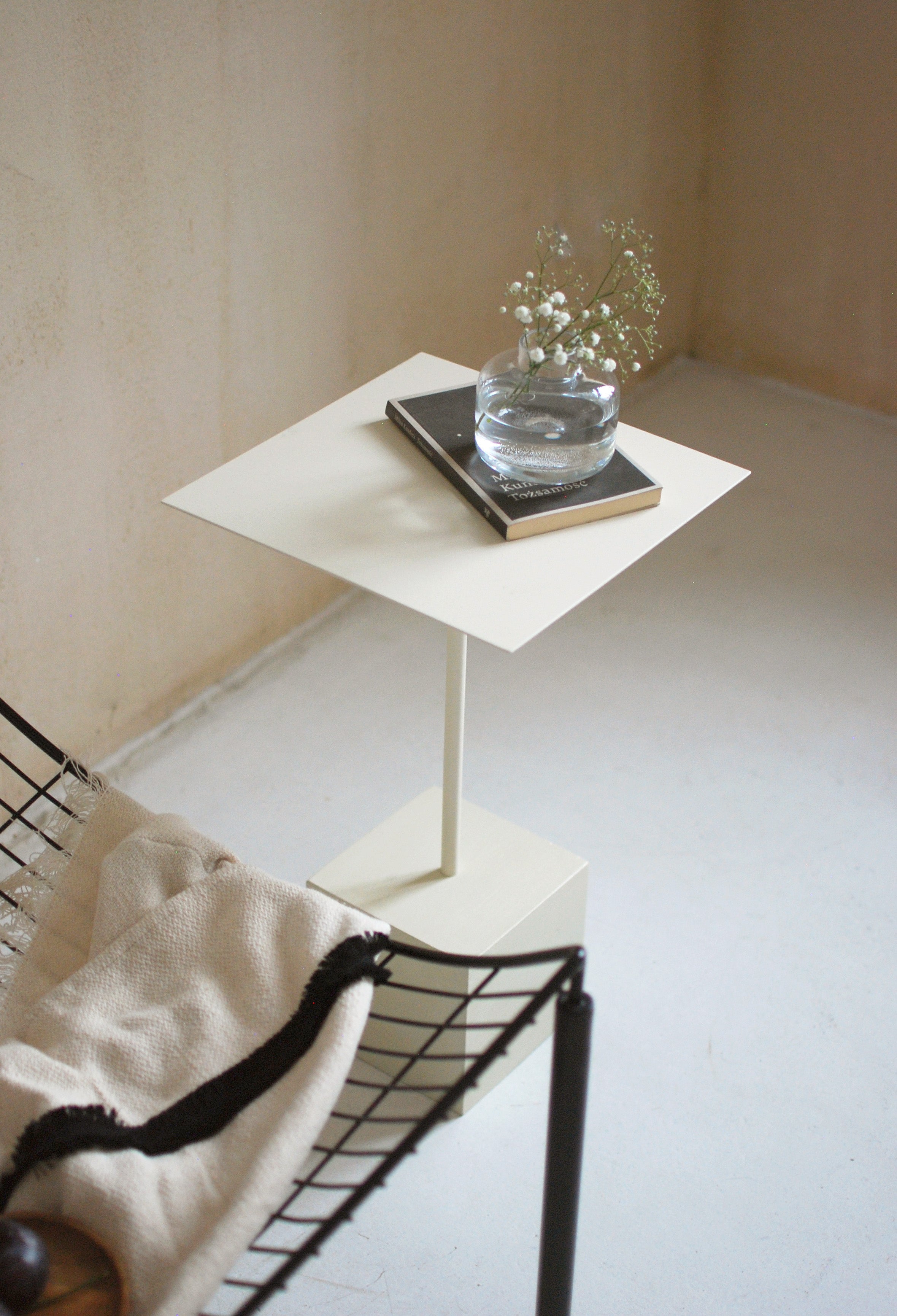 Koffietafel LEN staal en hout