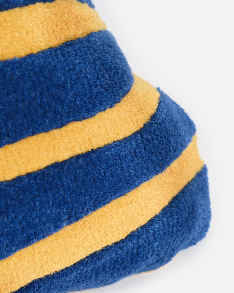 Decoratieve kussen BONBON marineblauw met oranje