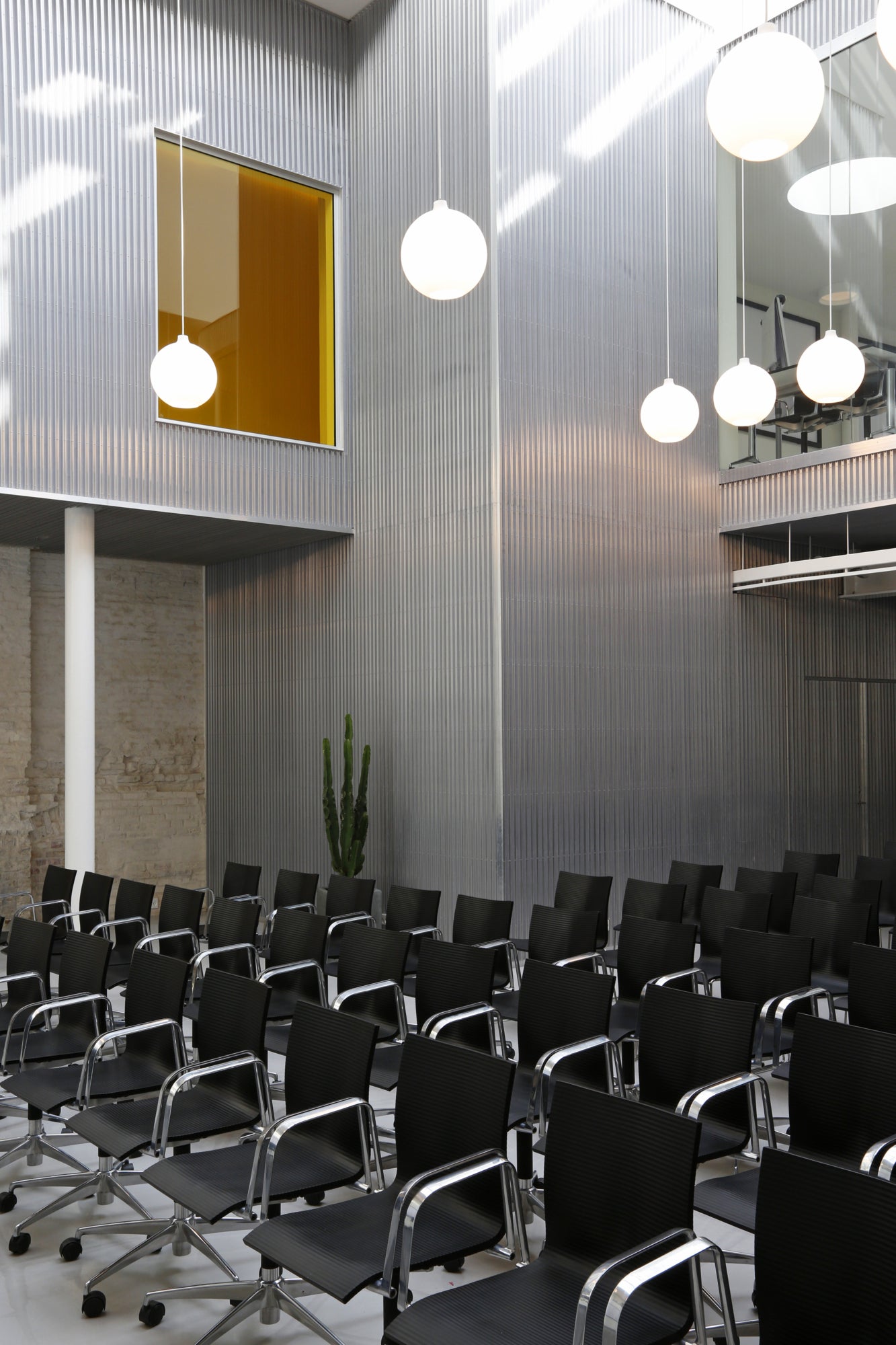 Hanglamp WOHLERT wit glas