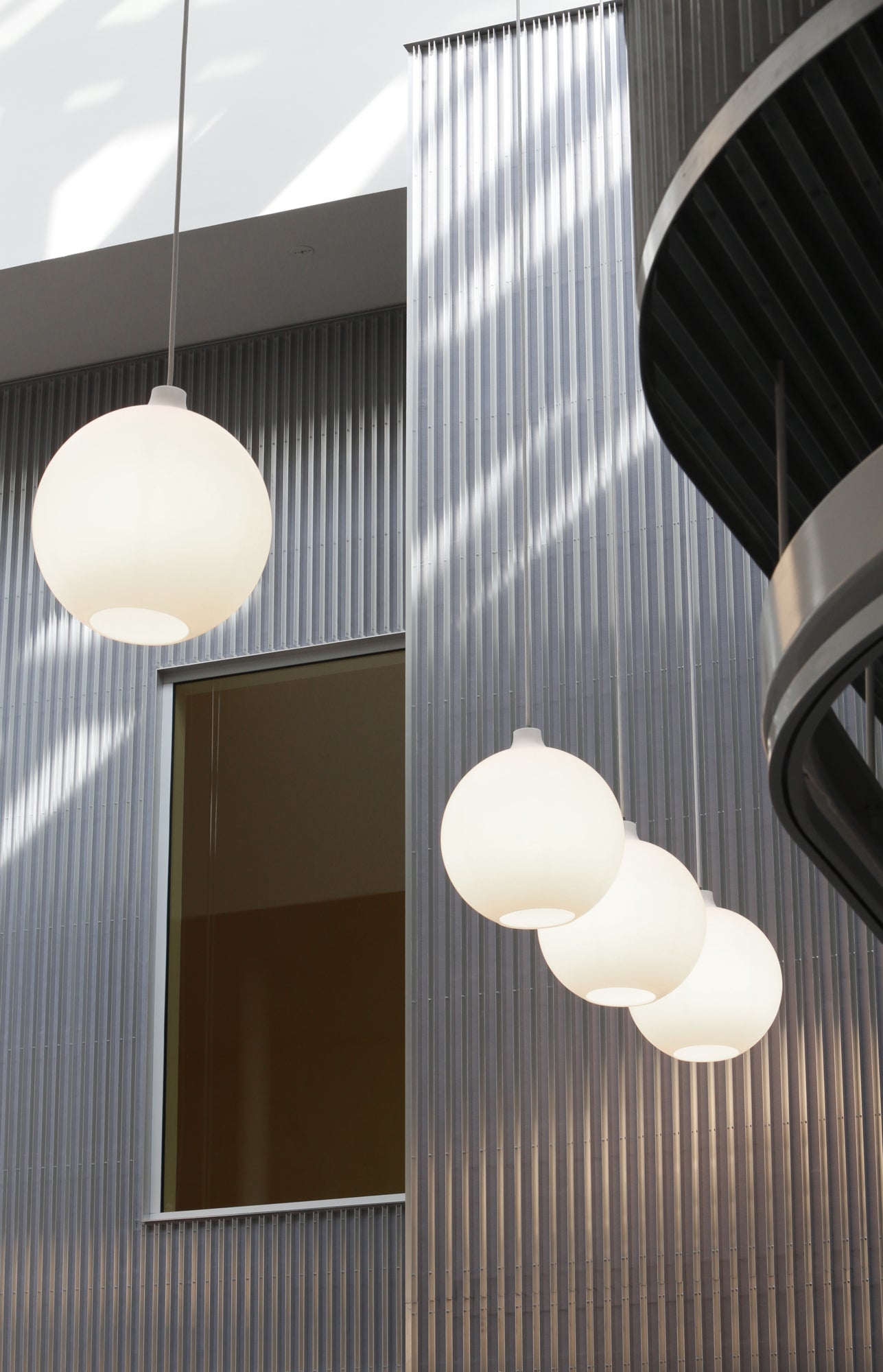 Hanglamp WOHLERT wit glas