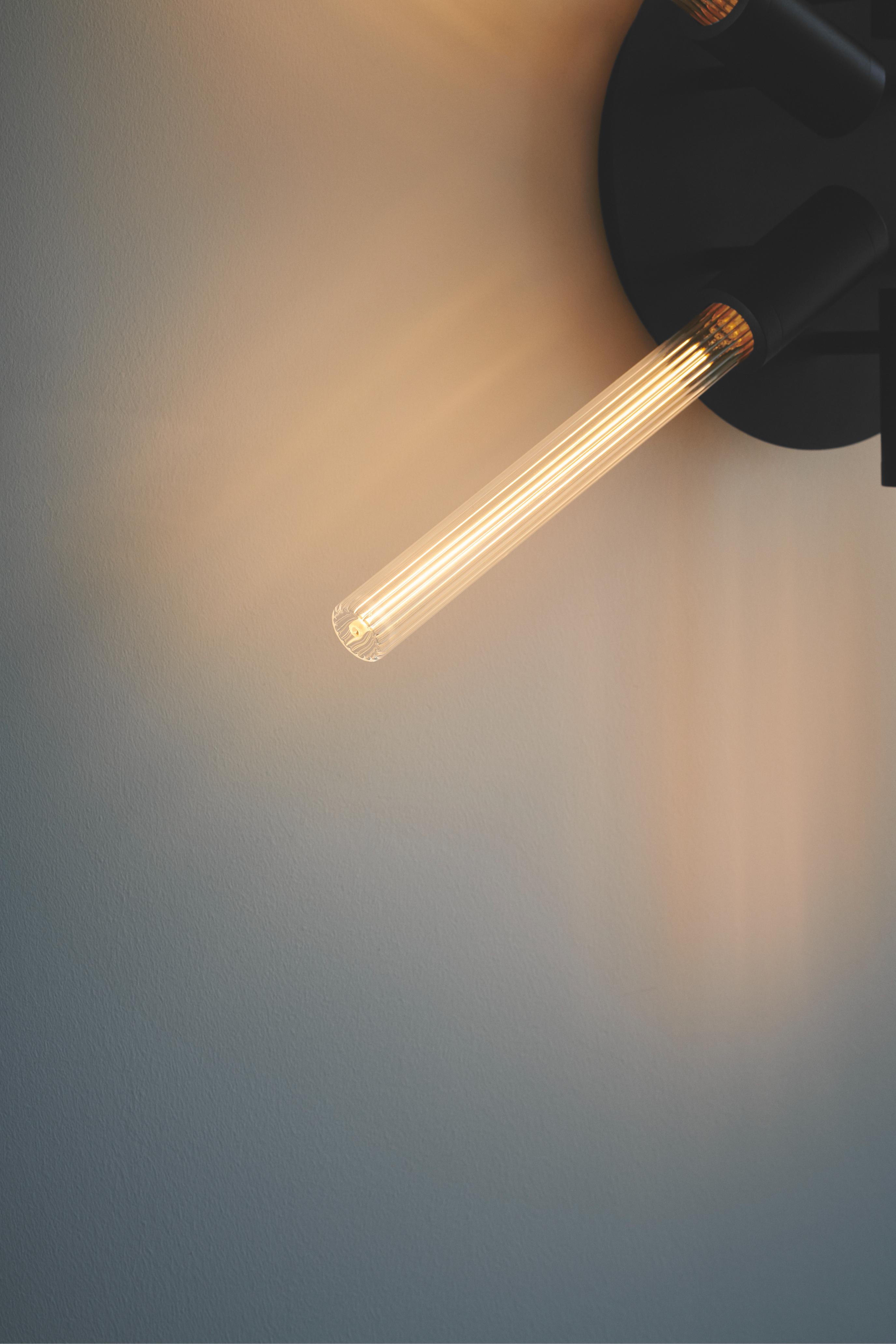 Plissé TUBE BULB met ribbels