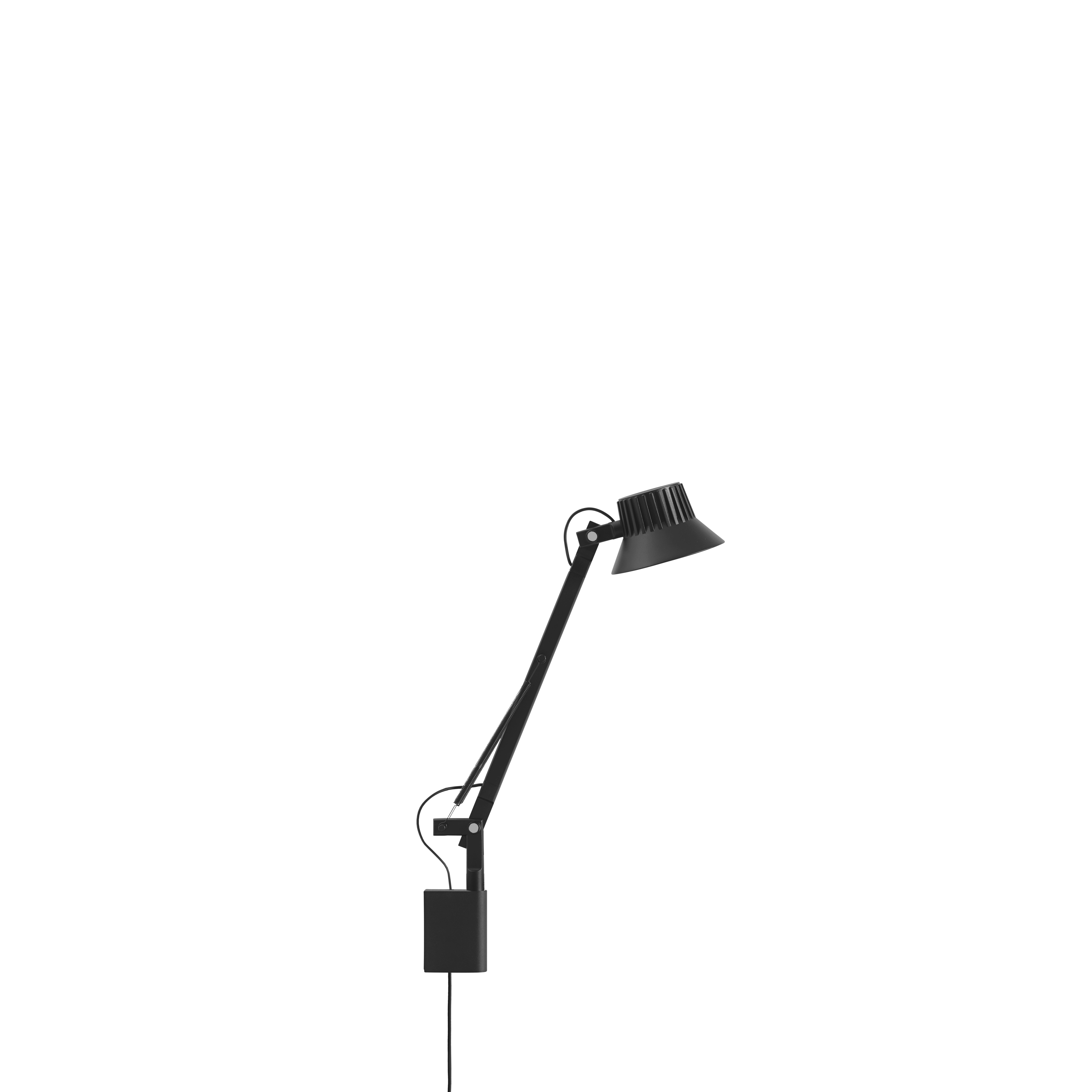 Lampa ścienna regulowana z wysięgnikiem DEDICATE czarny