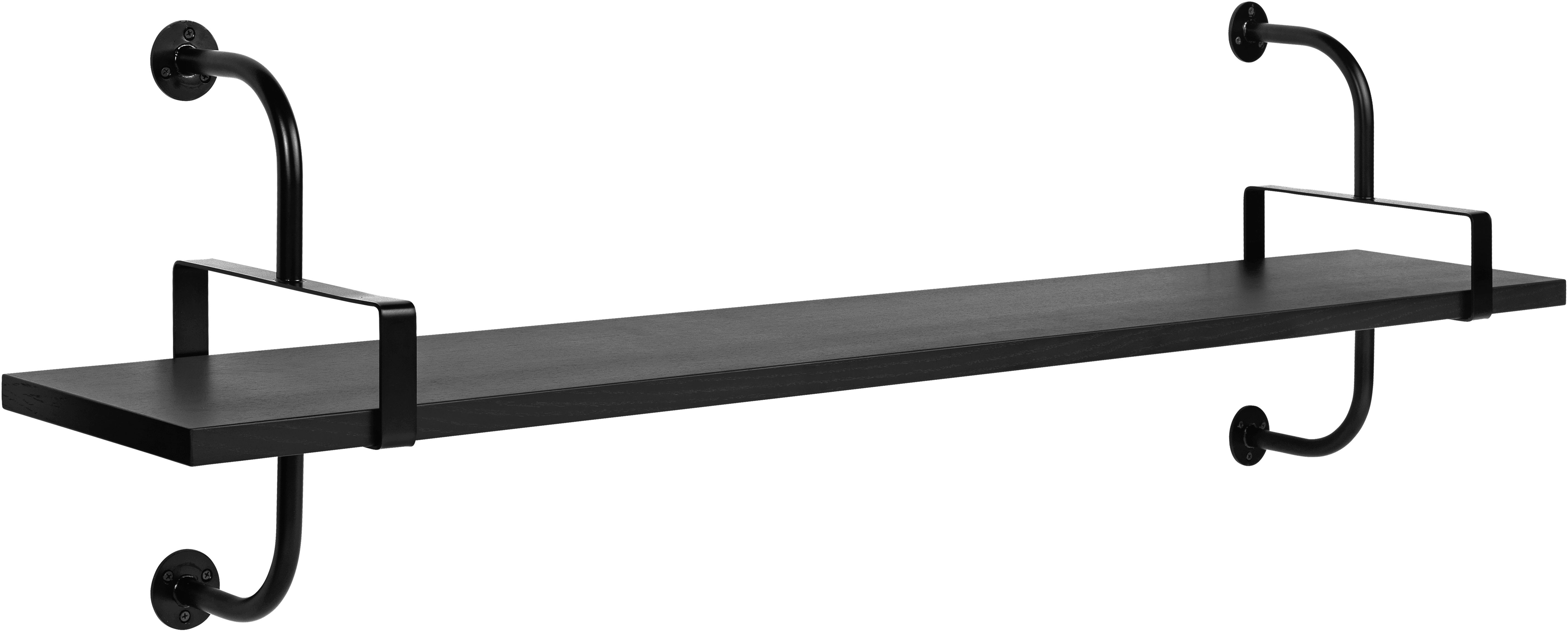 DÉMON plank zwart essenhout