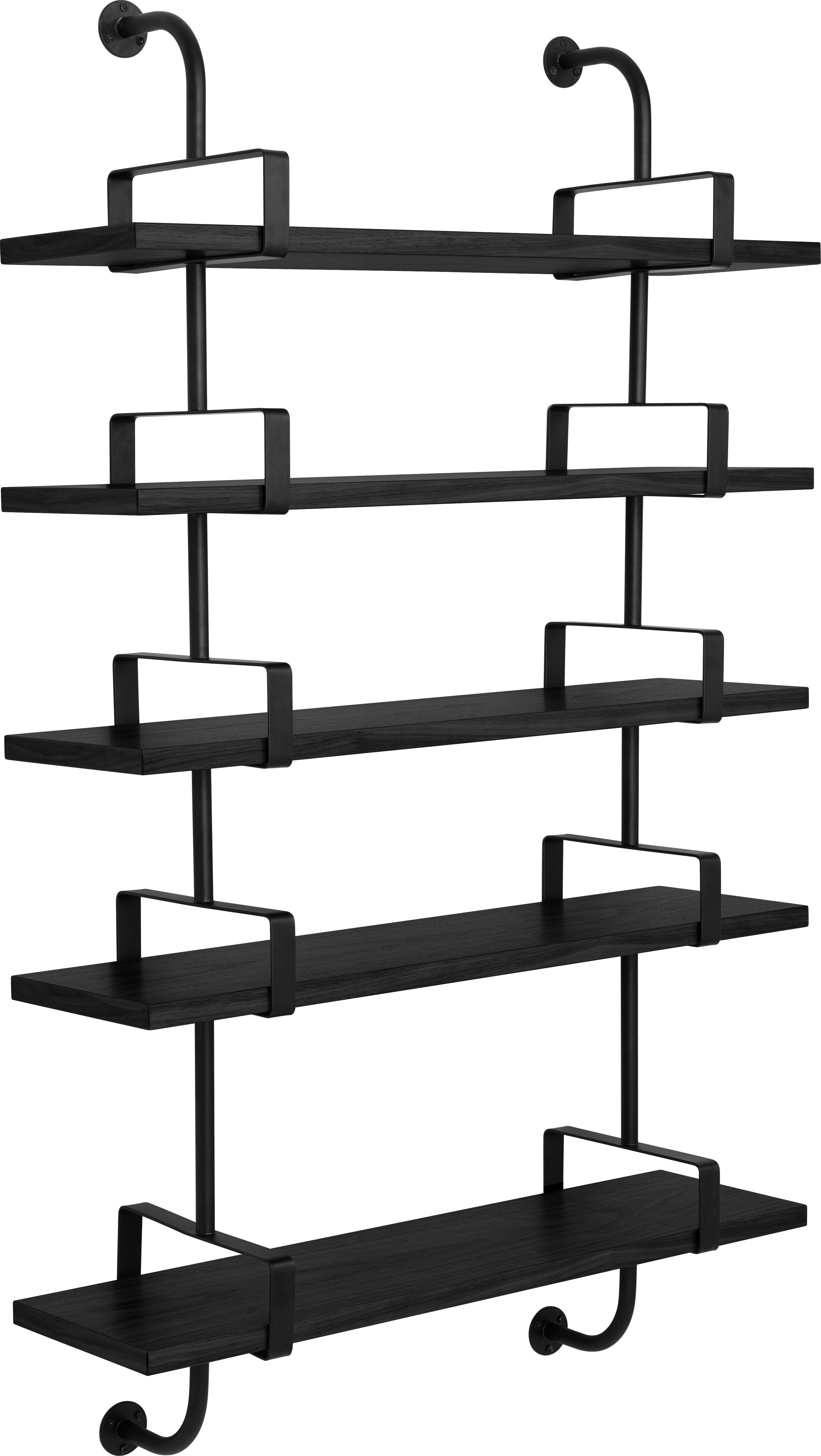 DÉMON plank zwart essenhout