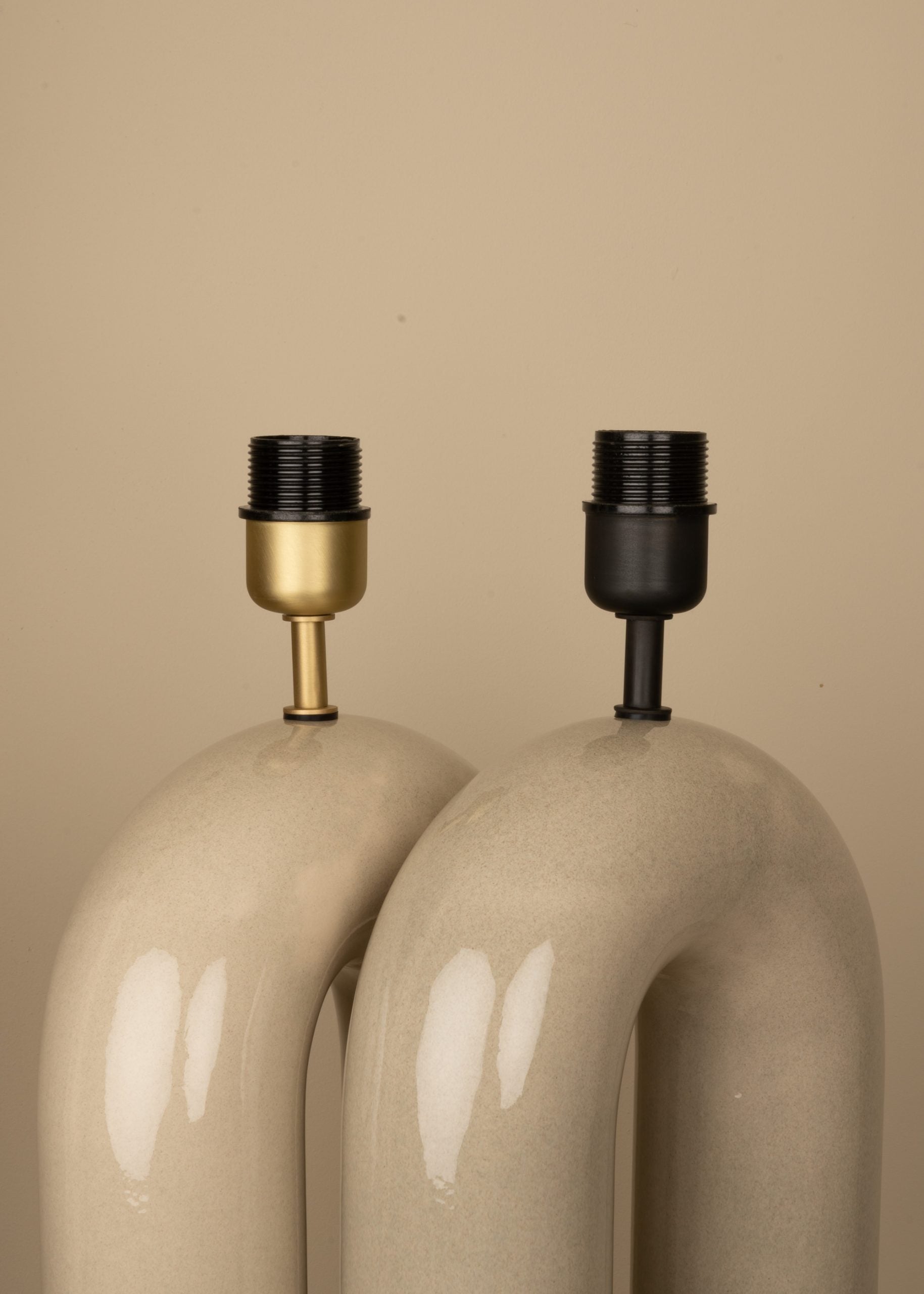 ARKO Ceramic Table Lamp in Sand