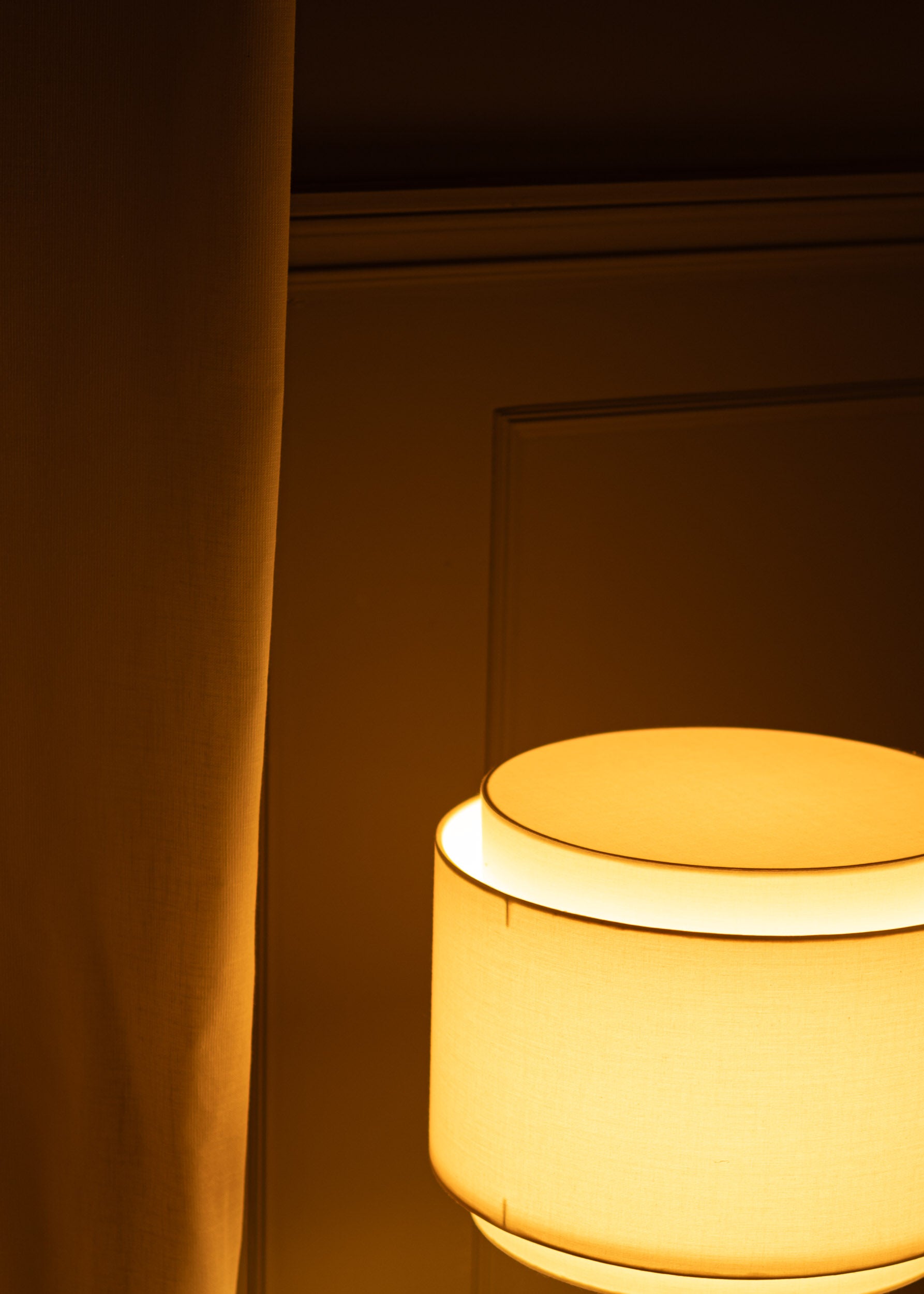 Tischlampe PIPO DUOBLE roter Marmor