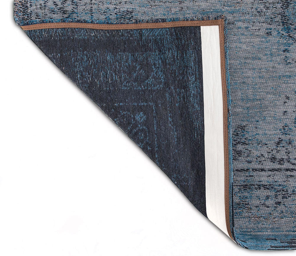 Vloerkleed MEDAILLON GREY TURQUOISE turkoois-grijs