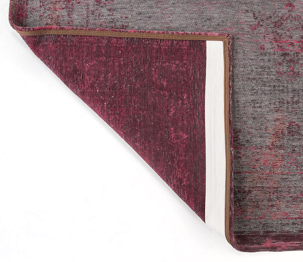 Medillon pink flash rug pink-gray