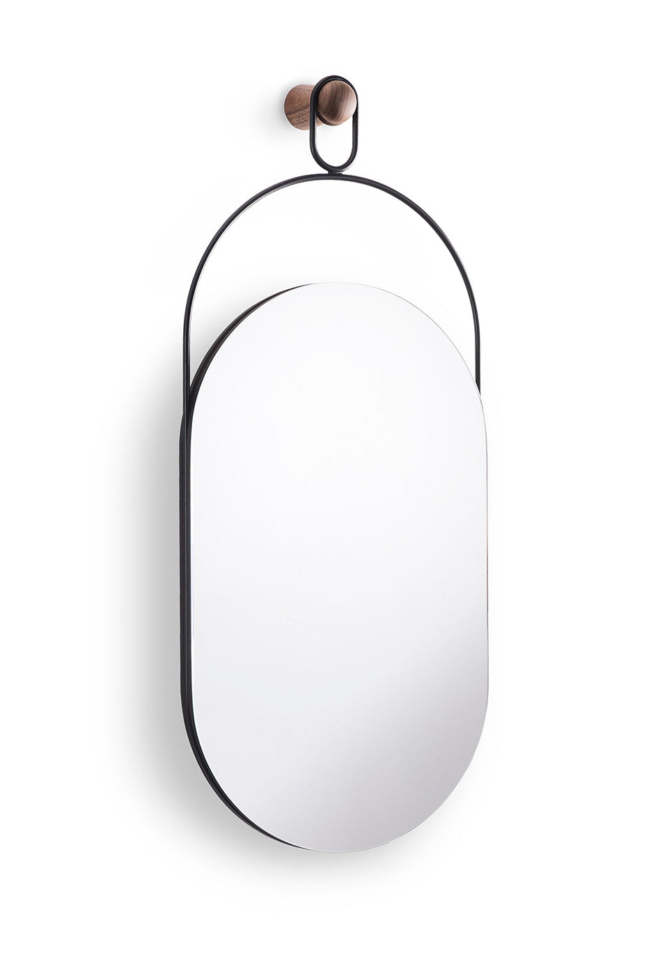 Lustro ESLABON notenhout met zwart