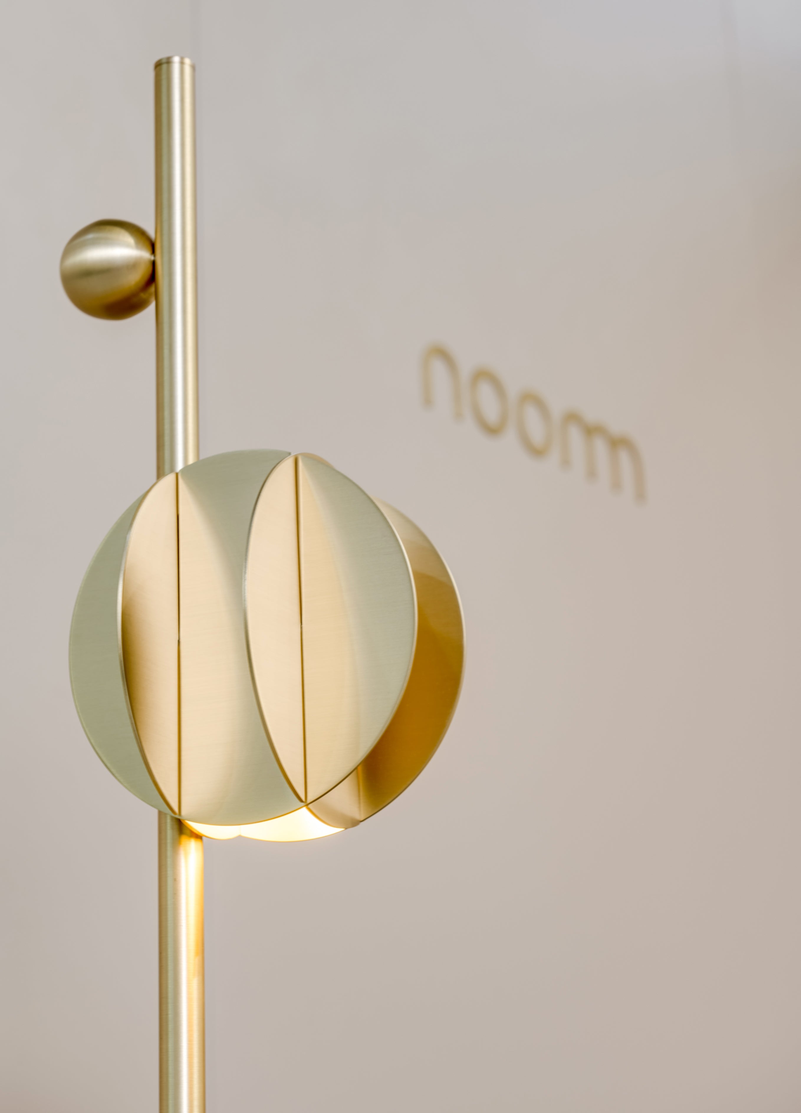 EL brass floor lamp
