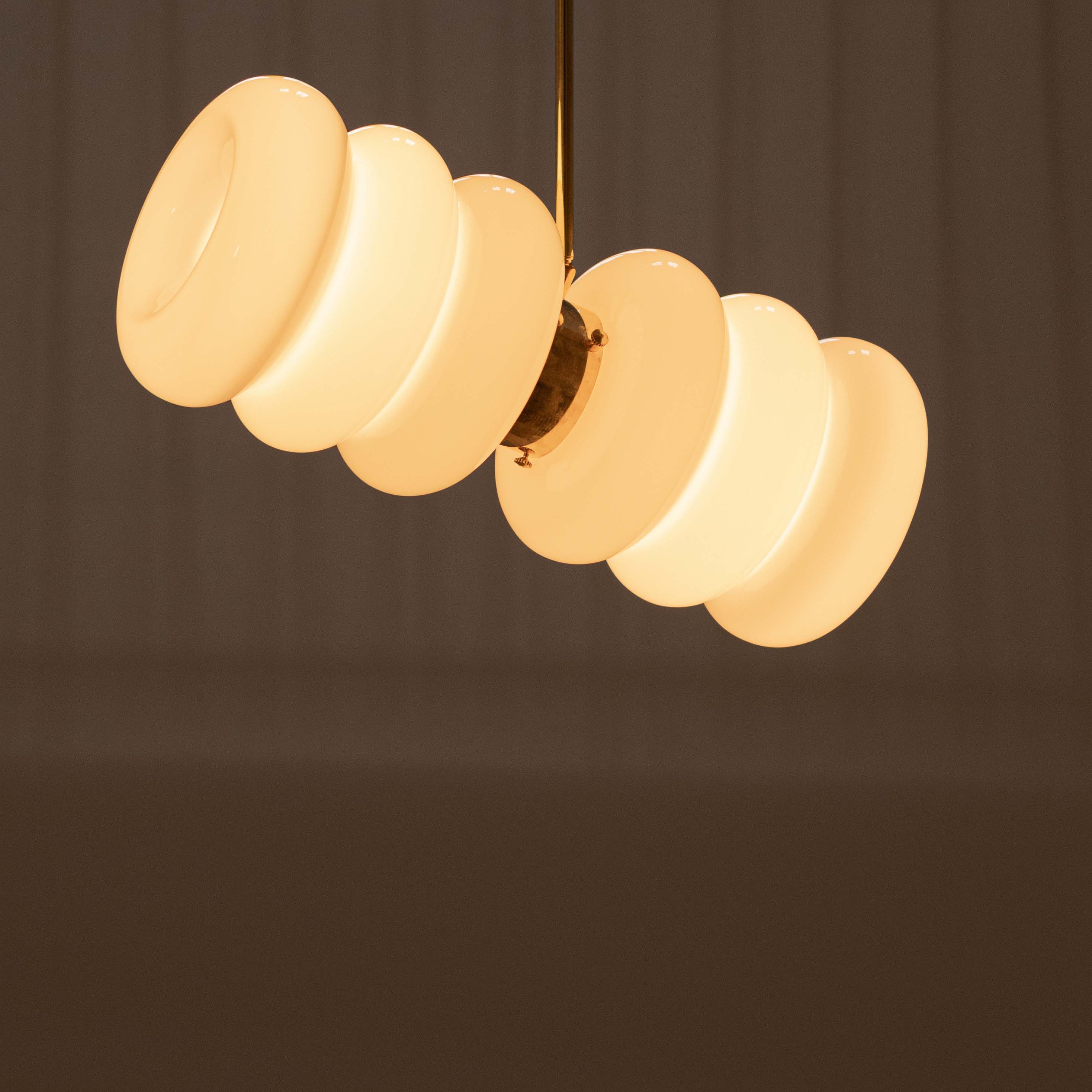 Kroonluchter BIBE van messing