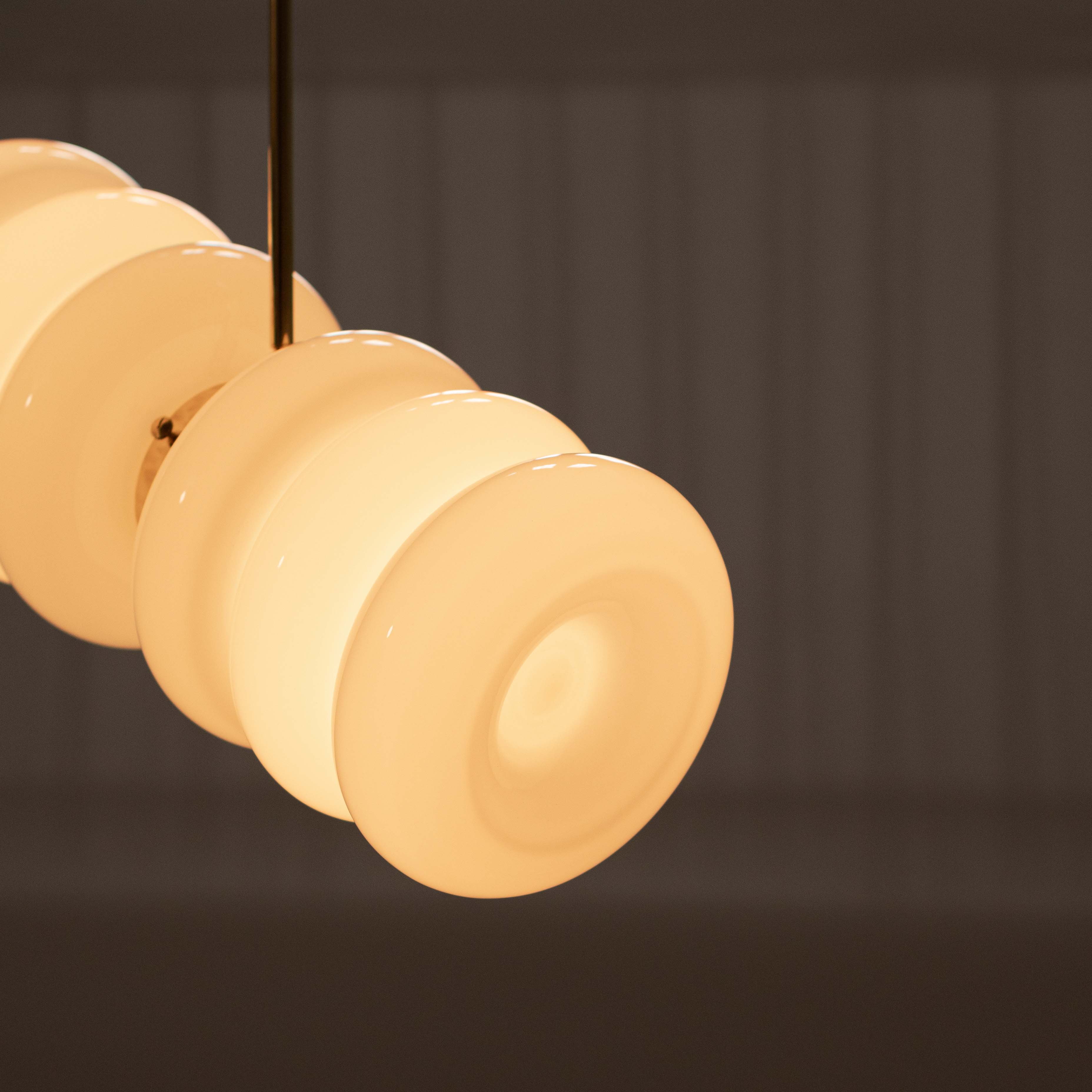 Kroonluchter BIBE van messing