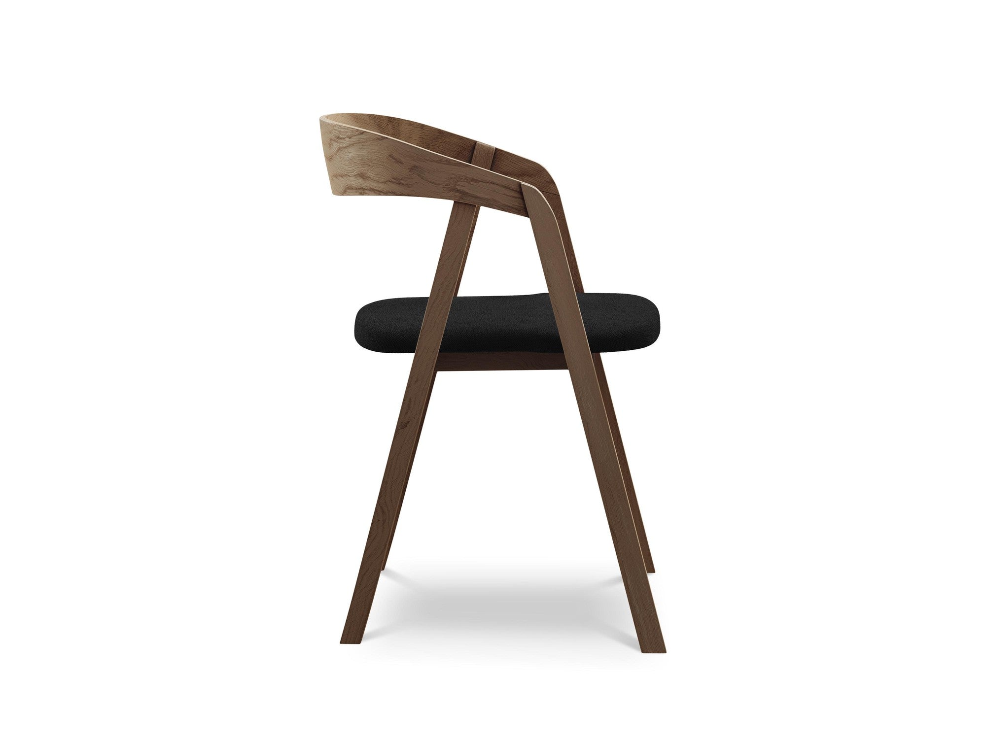 ERIKA Chair in Black with Beech Base