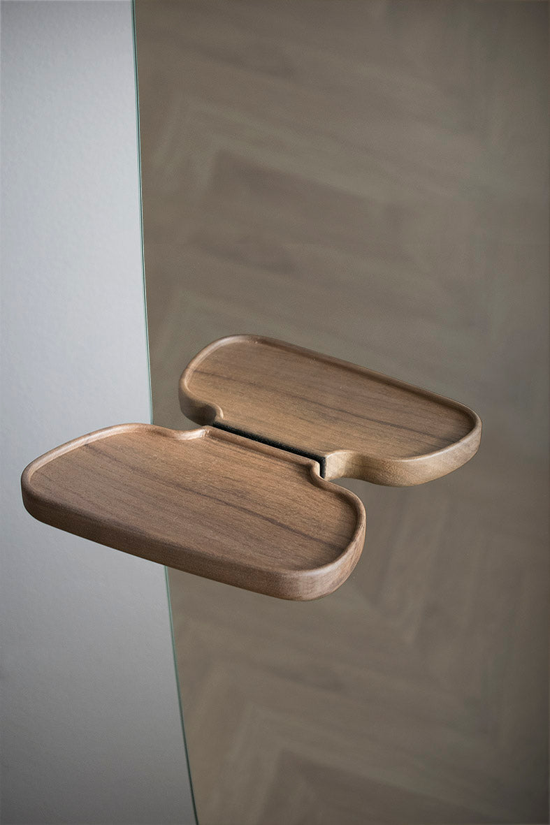 Floor Mirror PIE Wood with Marble