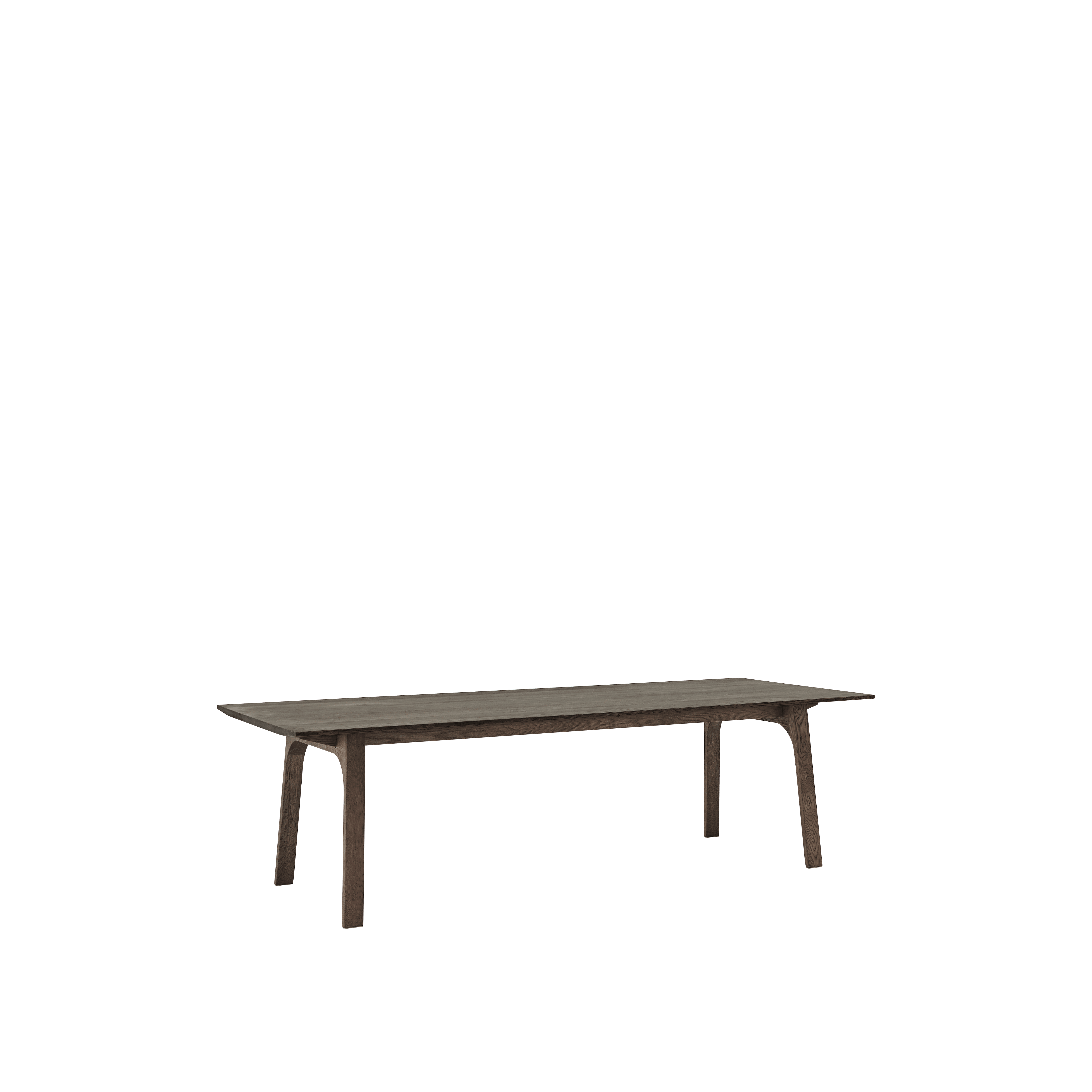 Uitschuifbare tafel EARNEST donkergeolied eiken