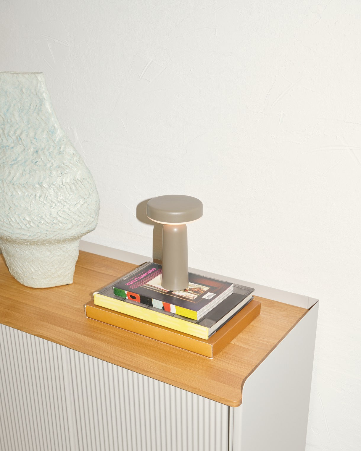 Draagbare buitenlamp EASE taupe