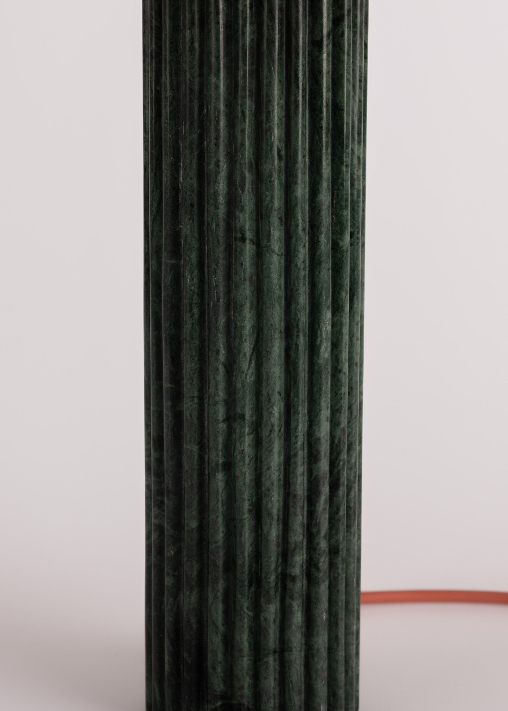 Table lamp FLUTA green marble