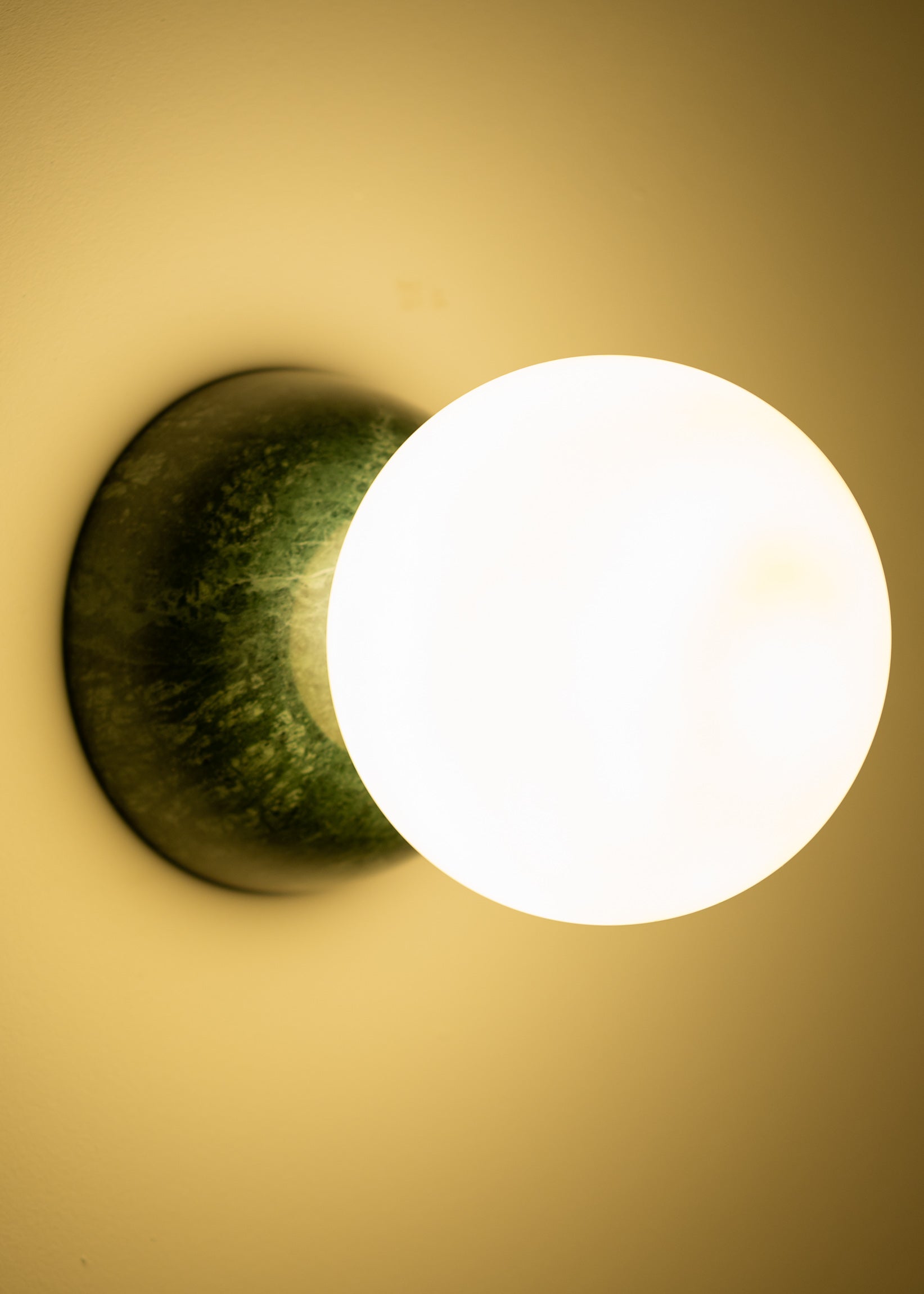 Wall lamp EKLIPSO green marble