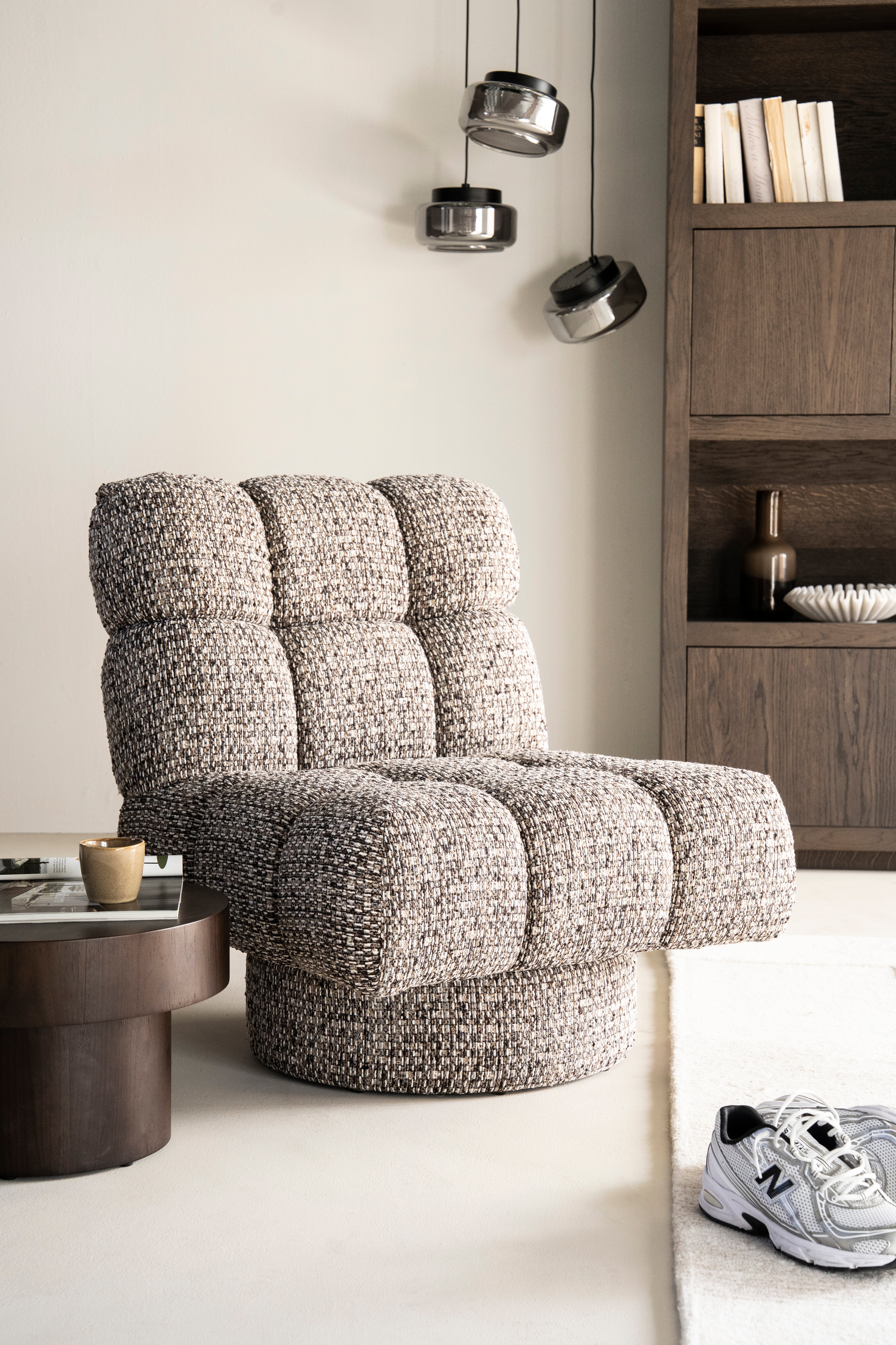 FENNA Armchair Gray-Brown Melange