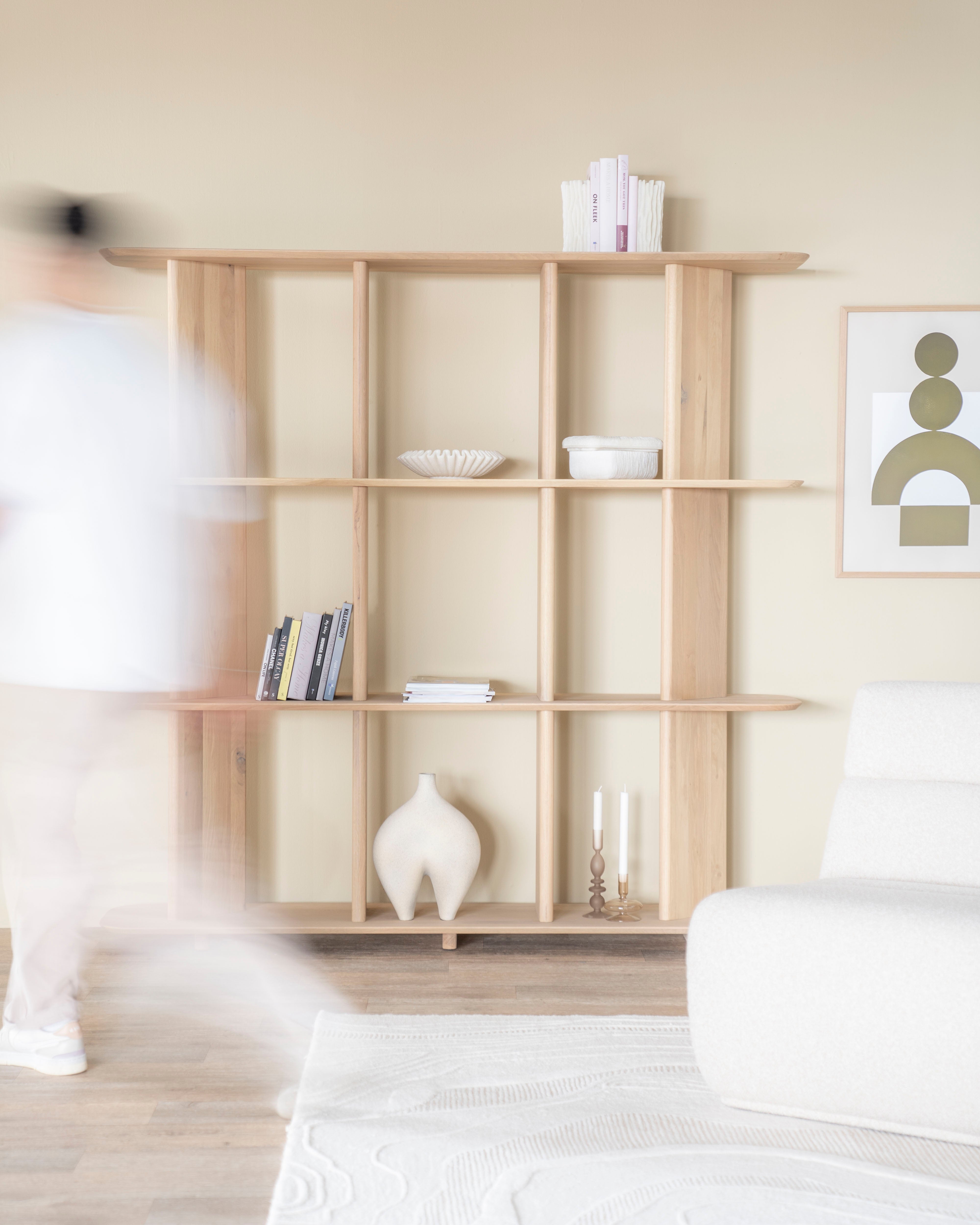 Regał TY drewno dębowe