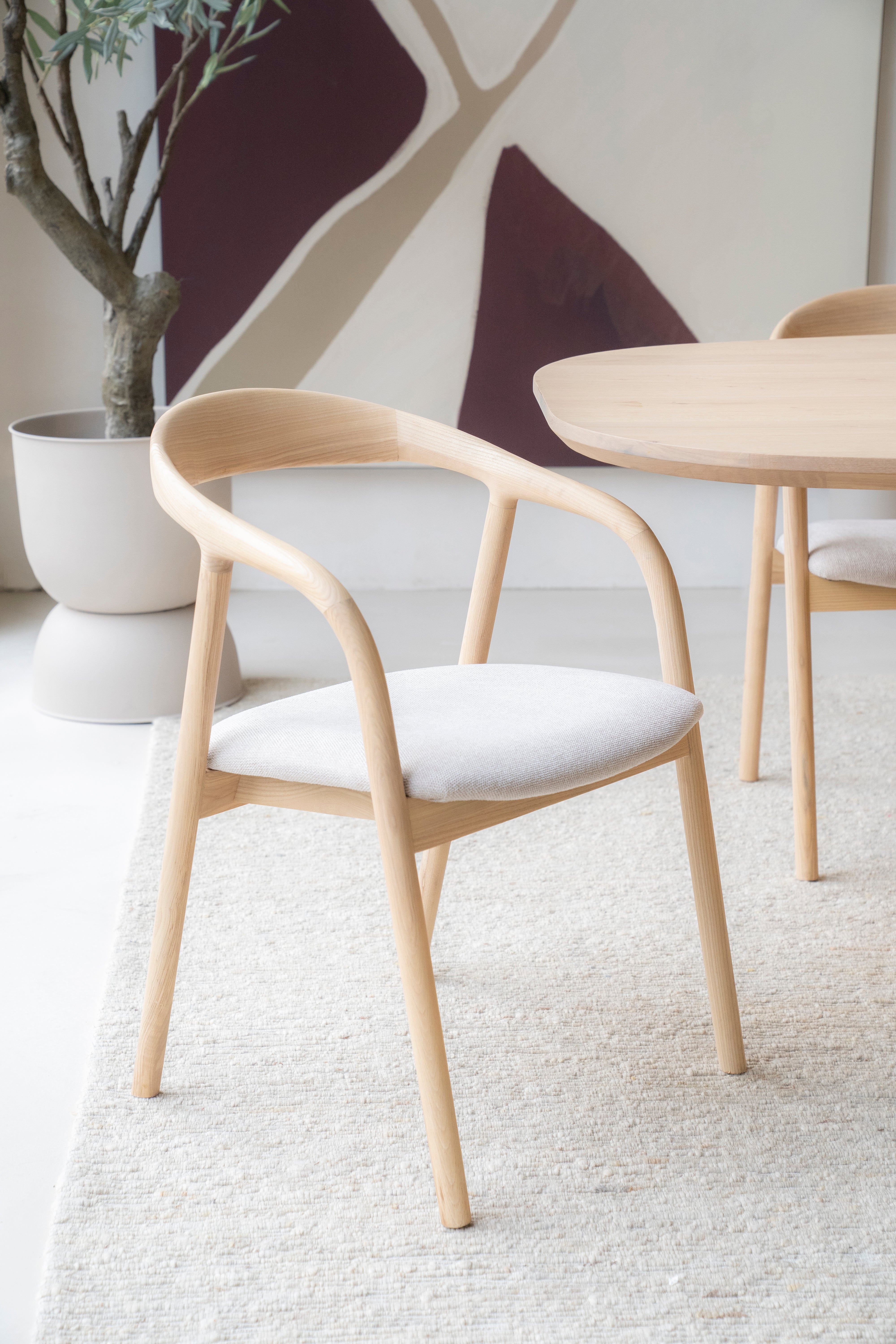 Krzesło RAYVEN jasne drewno jesionowe