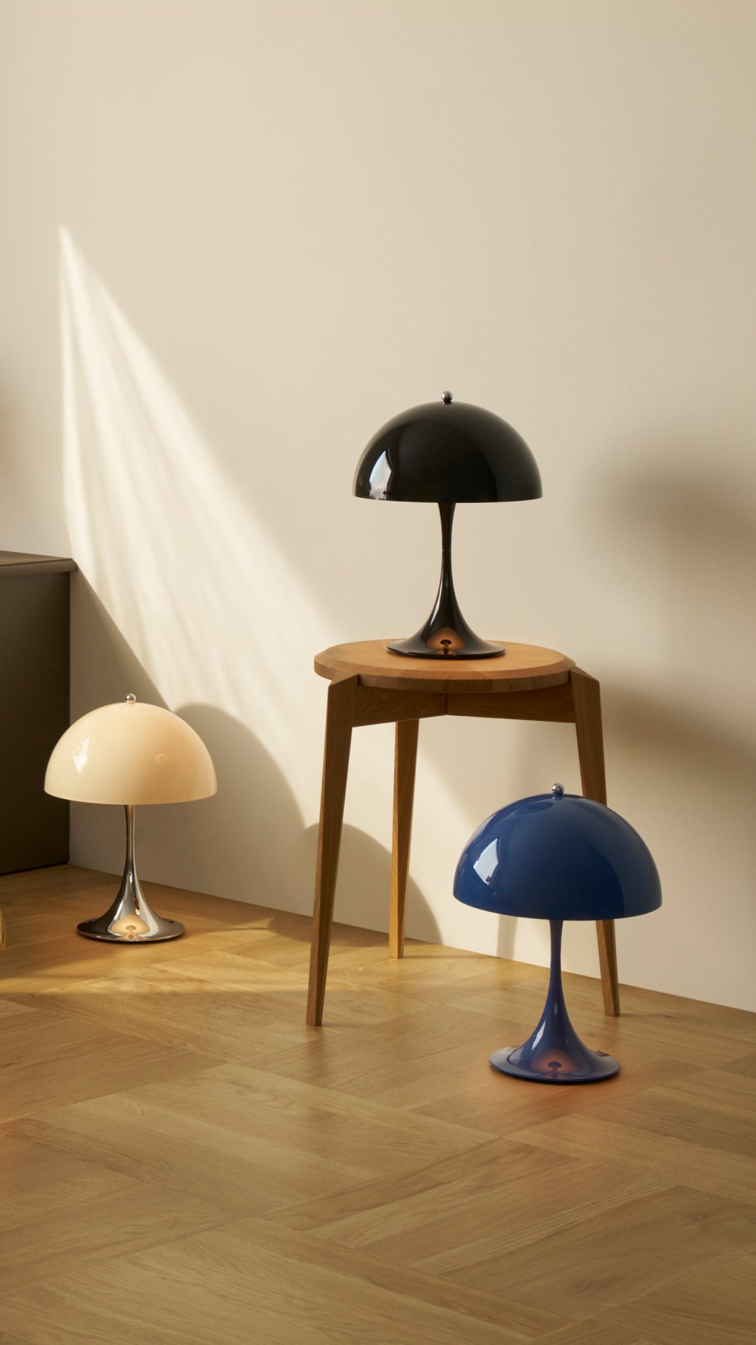 Draagbare lamp PANTHELLA 250 zwart