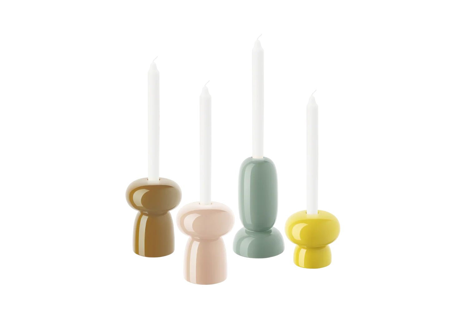 Świecznik KOBUS brązowy